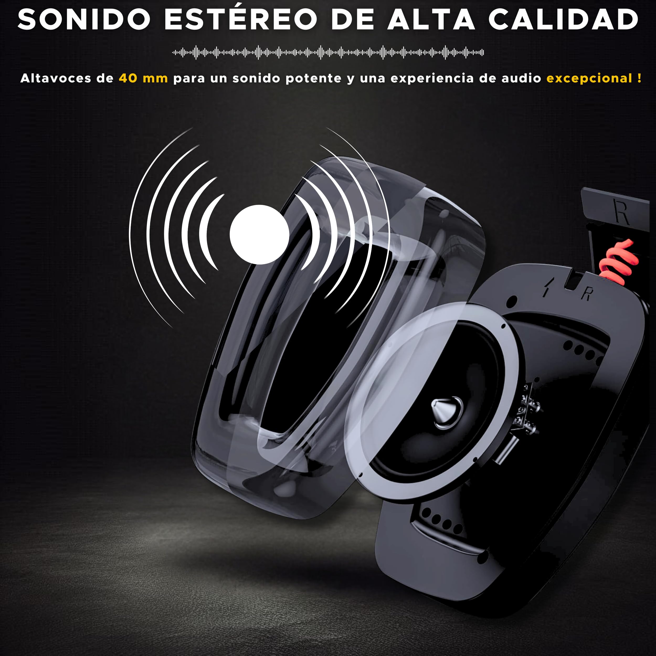 The G-Lab - Korp Platinium - Cascos Gaming inalambricos PC/PS4/PS5 - Auriculares Gaming Triple Modo Bluetooth/2.4Ghz/con Cable - Audio Estéreo, Baja Latencia, Duración 45h – Nuevo