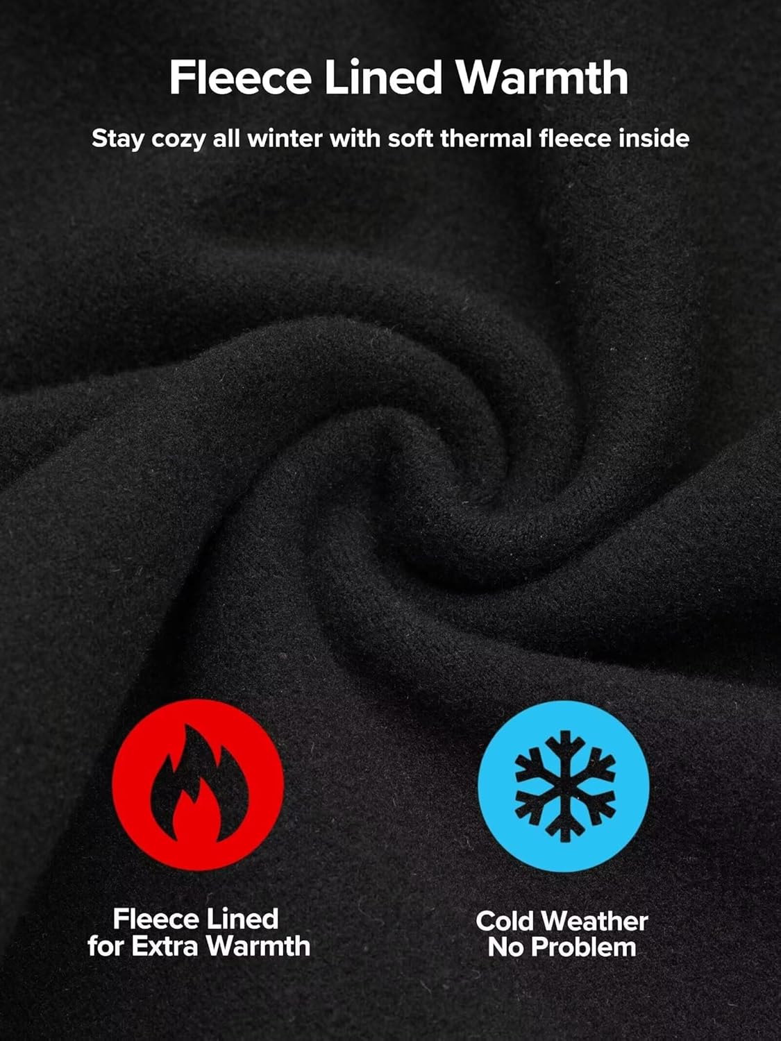 Sunzel Fleece Lined Wide Leg Pants for Women High Waist Thermal Workout Lounge Straight Leg Yoga Pants Winter Warm Sweatpants - Image 4