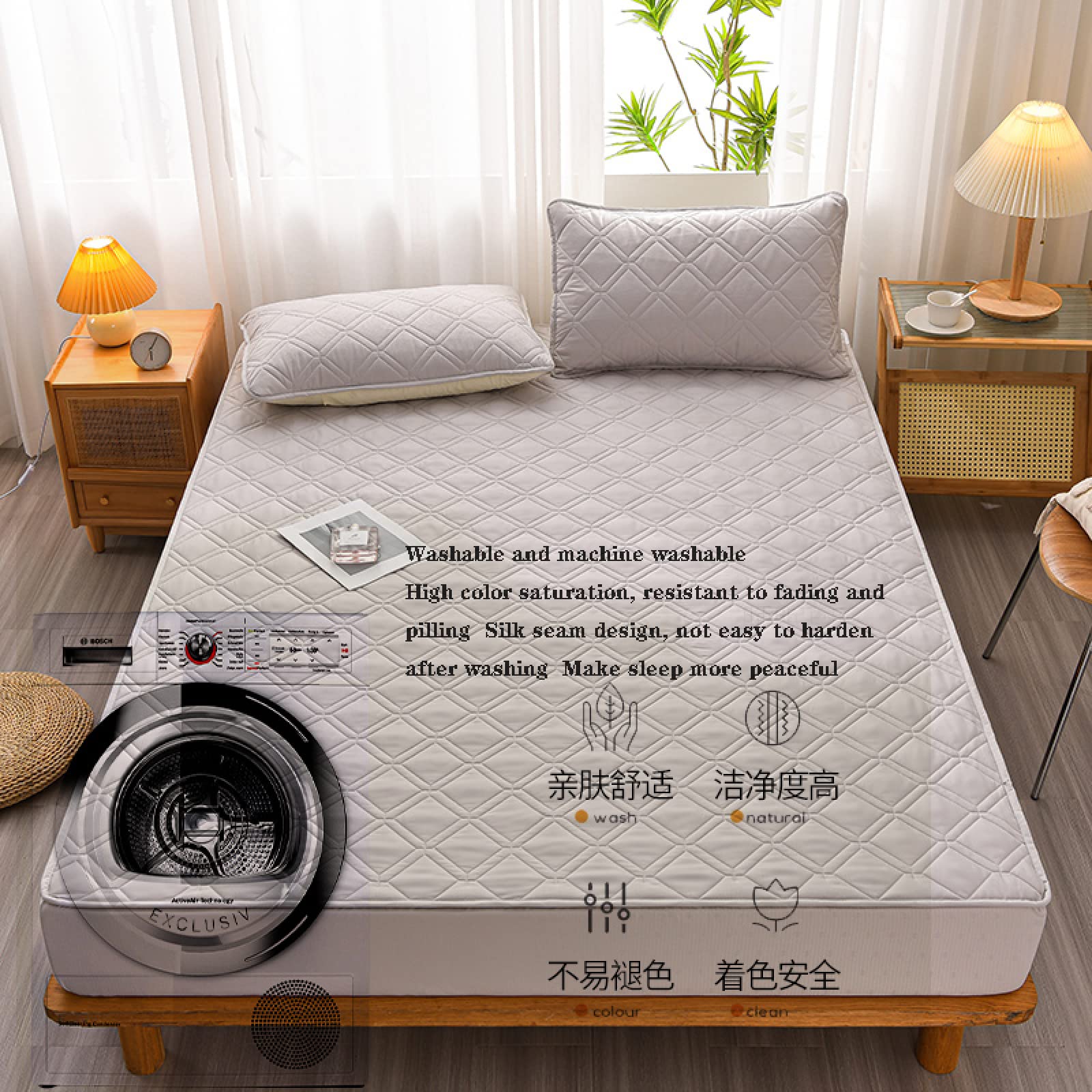 Sabana Bajera 150x190 Ajustable Algodon Su00e1bana Bajera