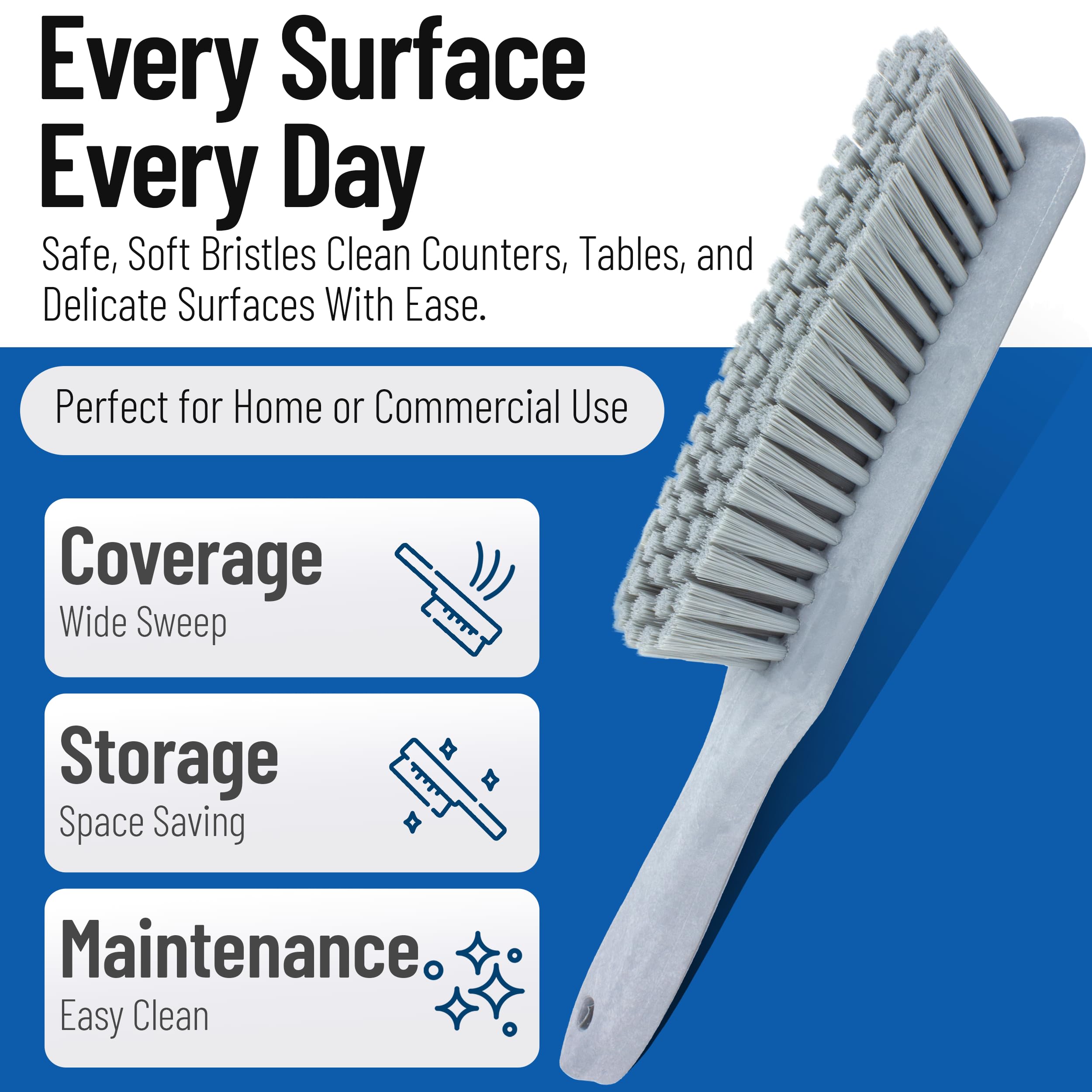 SPARTA Counter Brush - Soft Bristle Cleaning Tool -3 SPARTA Counter Brush - Soft Bristle Cleaning Tool -3