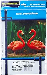 Papel Fotografico Inkjet Glossy 230G Pacote Com 20-48501