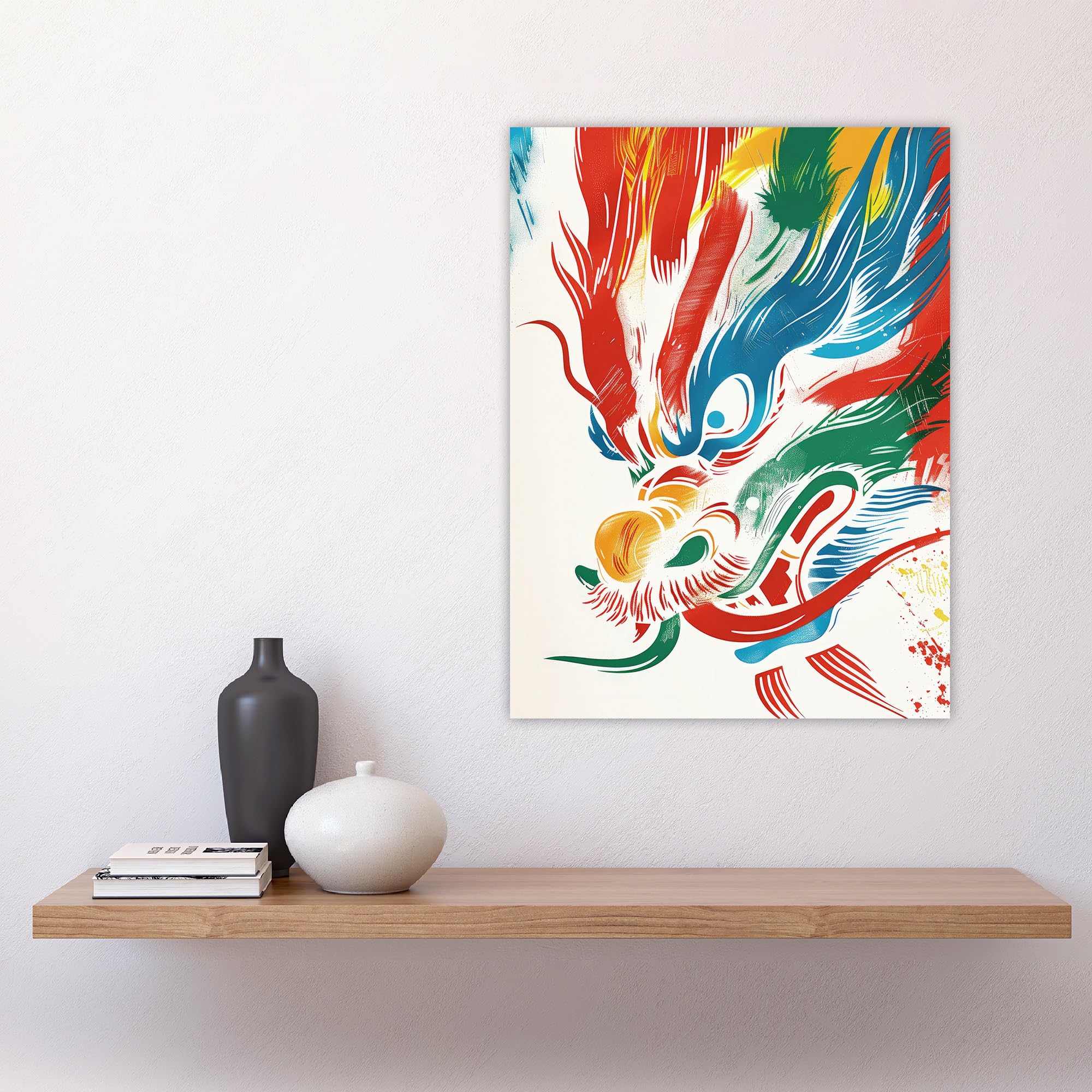 Amazon.com: Artery8 Chinese Dragon Head Bright Colourful