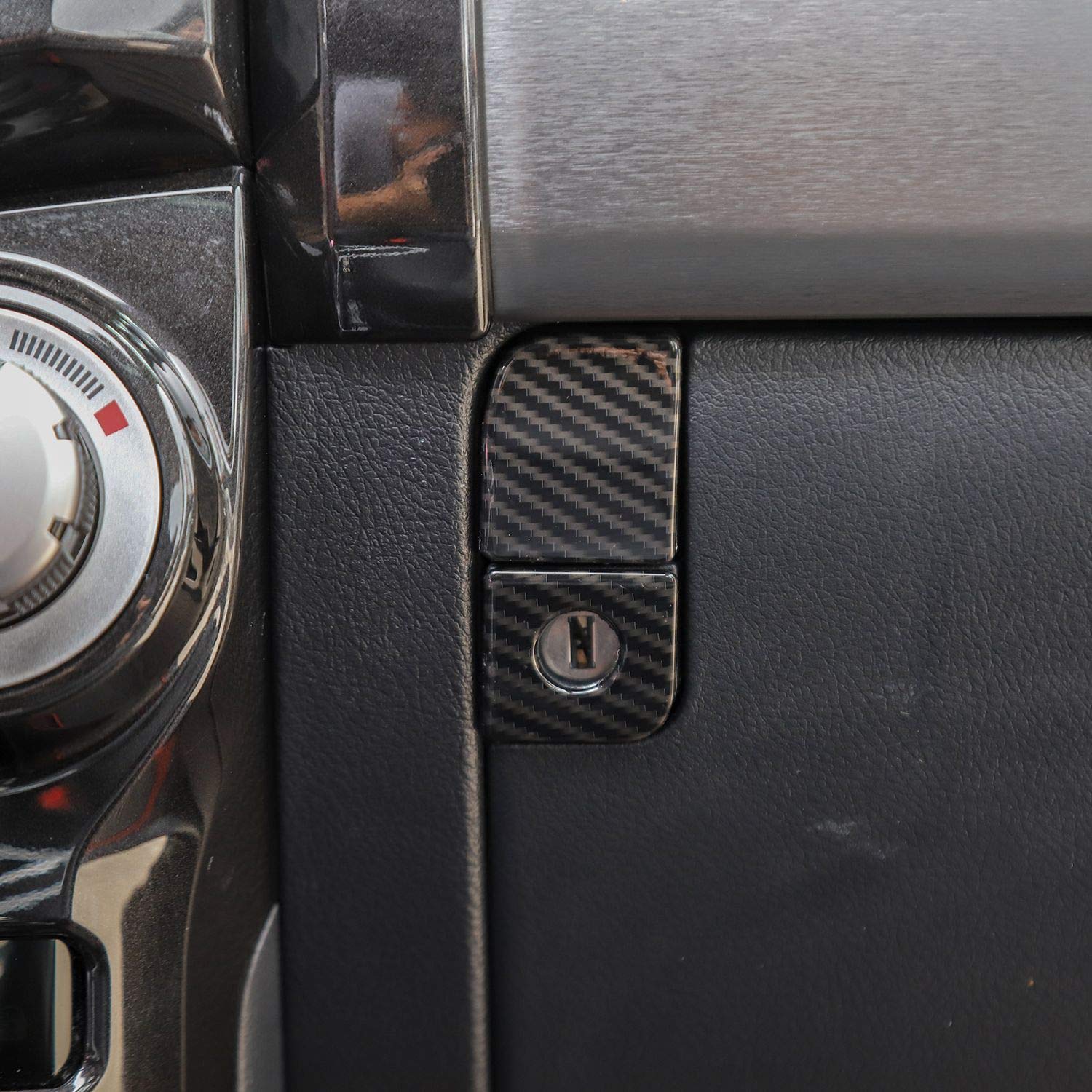 Voodonala for 4Runner ABS Carbon Fiber Interior Kit Set Window Lift Lgnition Switch Button Cover Trim for 2010-2023 Toyota 4Runner Interior Accessories, 9pcs