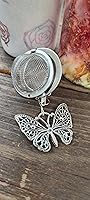 Vista 7 de Butterfly Tea Infuser for Loose Leaves Brewing