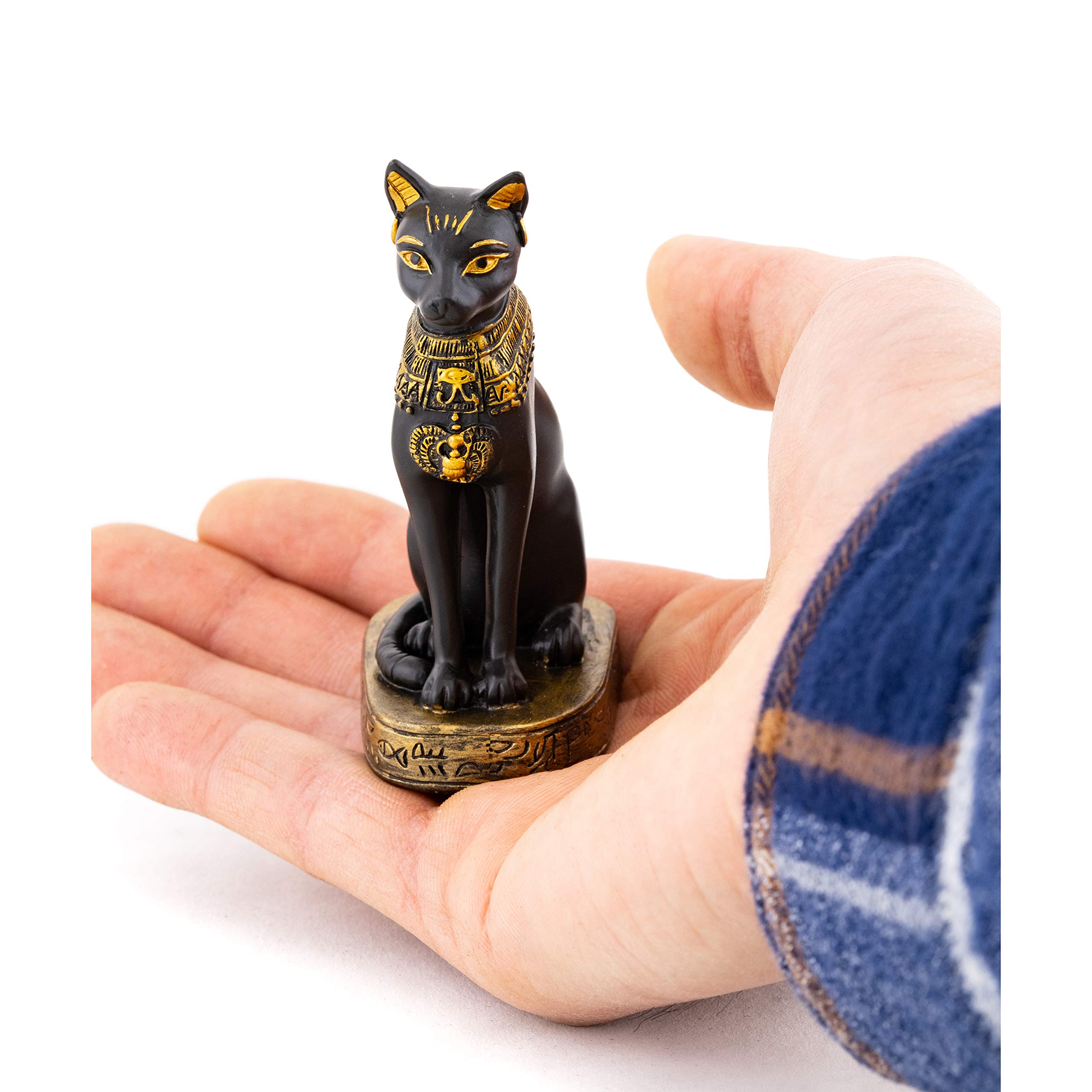 Amazon.com: Top Collection Mini Egyptian Bastet Statue - Hand