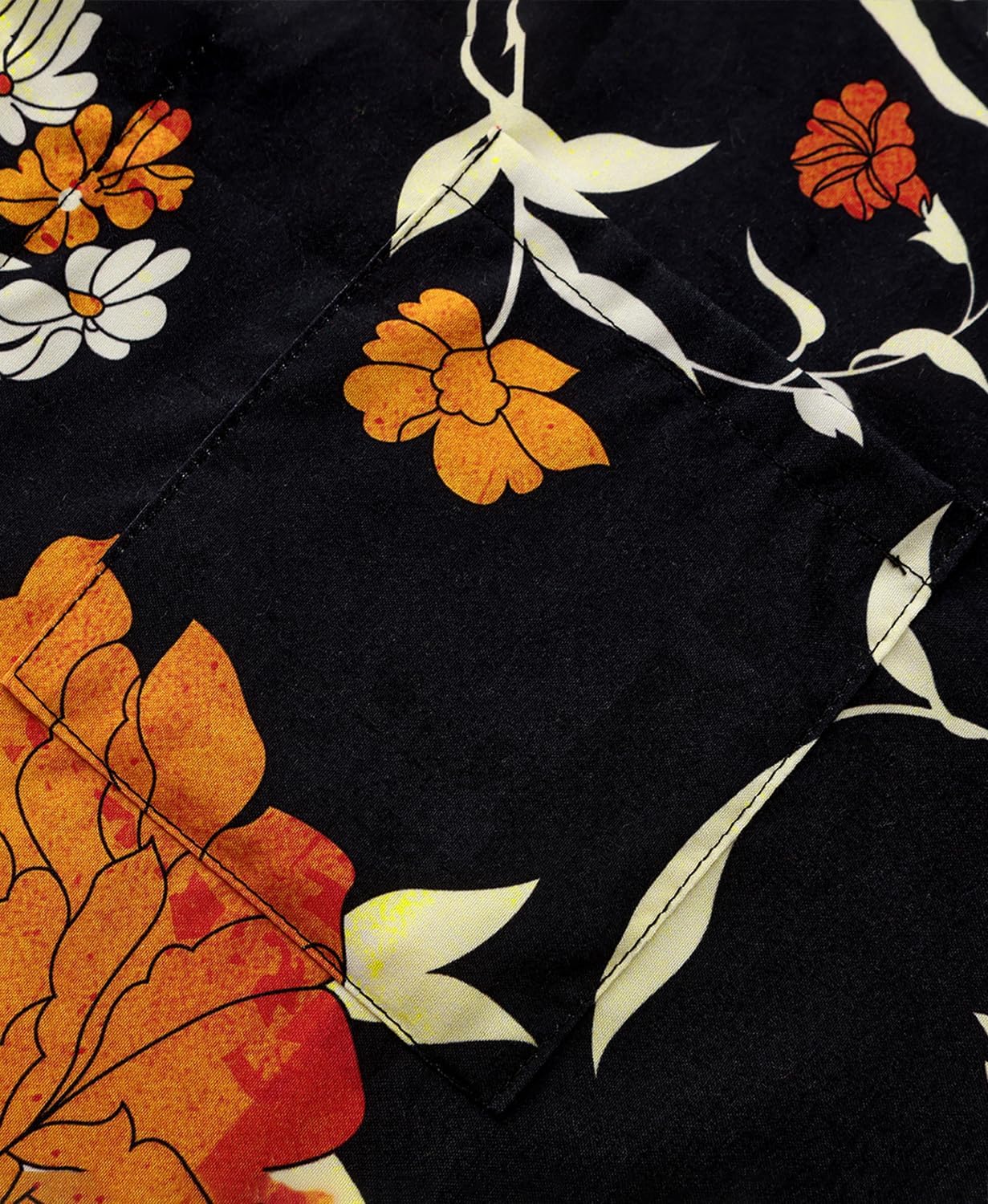 KYKU Hawaiian Shirt for Men: Beach Vacation Summer Short Sleeve Button Down Mens Shirts Casual Stylish - Image 6