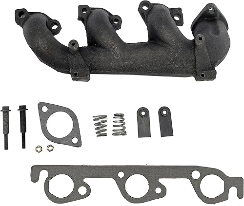 Dorman 674-513 Kit de colector de escape delantero – Incluye juntas necesarias y hardware compatible con modelos seleccionados de Chrysler / Dodge /