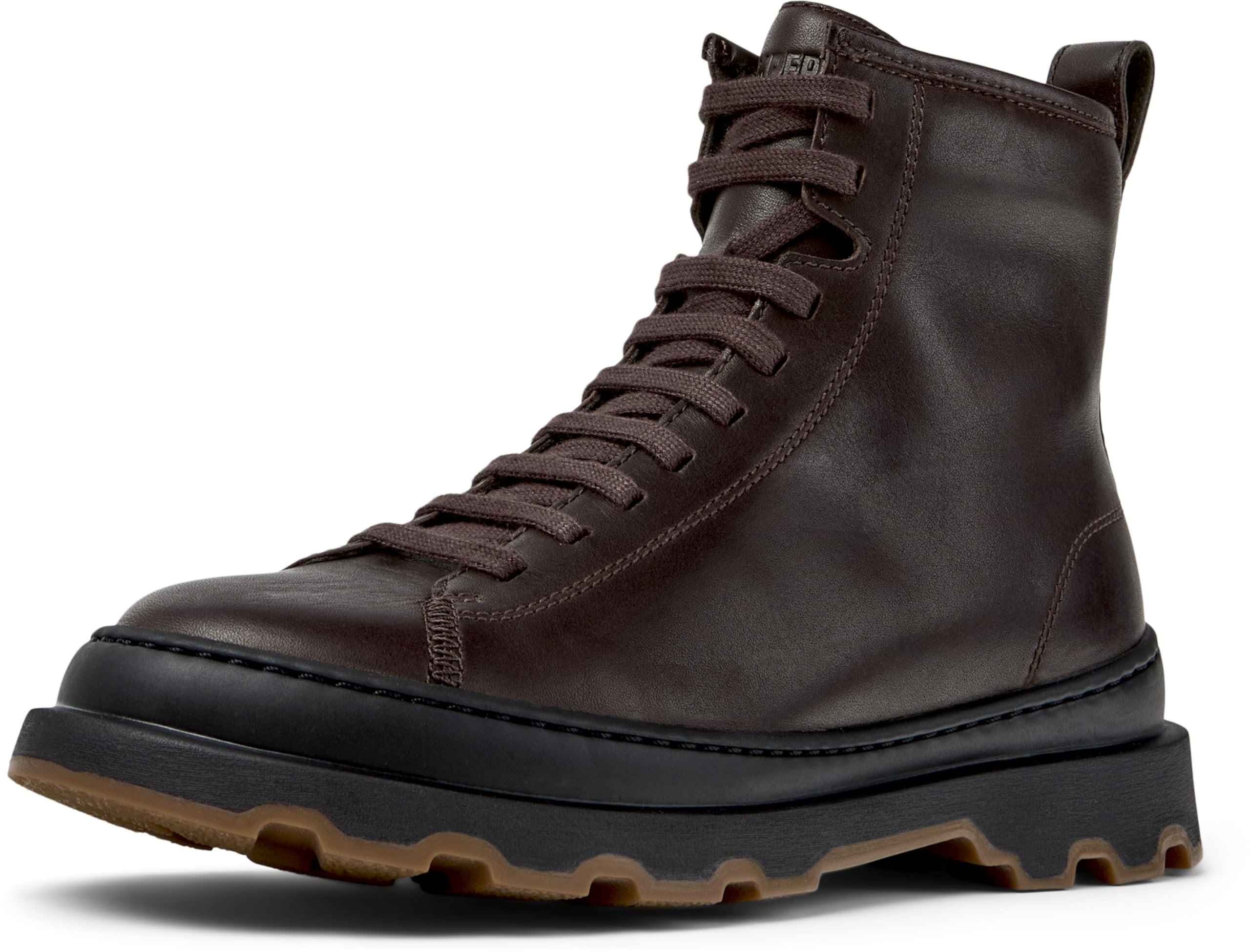 Camper Female Brutus+ K400816 Basket Bootie, Dark Brown 002, 6