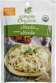 Simply Organic Alfredo Sauce Seasoning Mix , 42 Gram (Pack of 6)