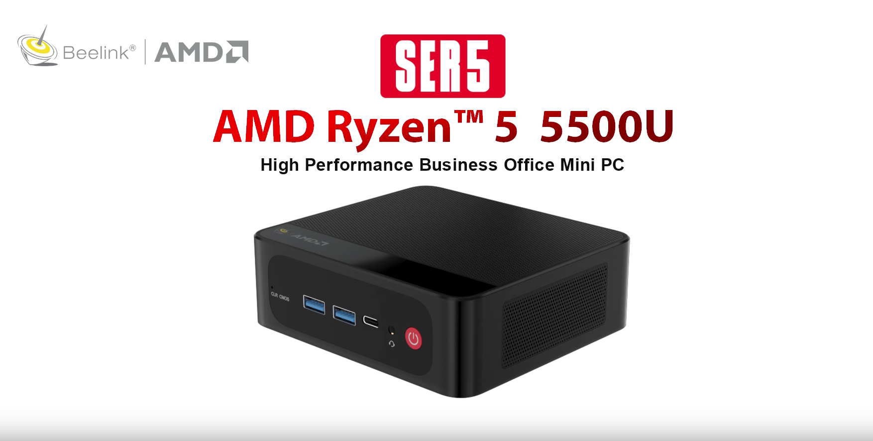 Amazon.com: Beelink Mini PC SER5 5500U AMD Ryzen 5 (6C/12T, 2.1