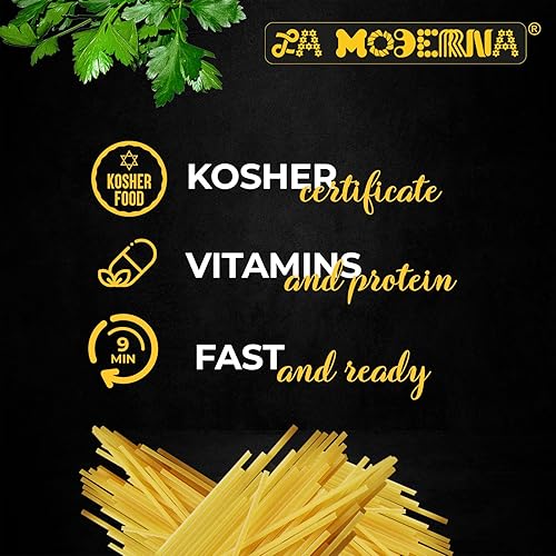 Miniatura 4 de La Moderna Fideo Pasta fideos trigo duro proteínas fibra vitaminas 7 onzas paquete de 20