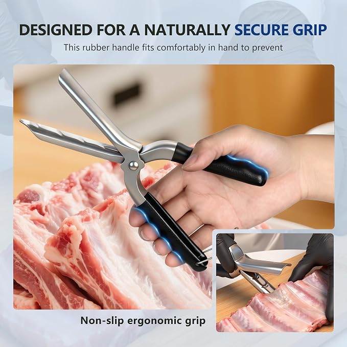 Herramienta para remover membrana de costillas de acero inoxidable miniatura 4