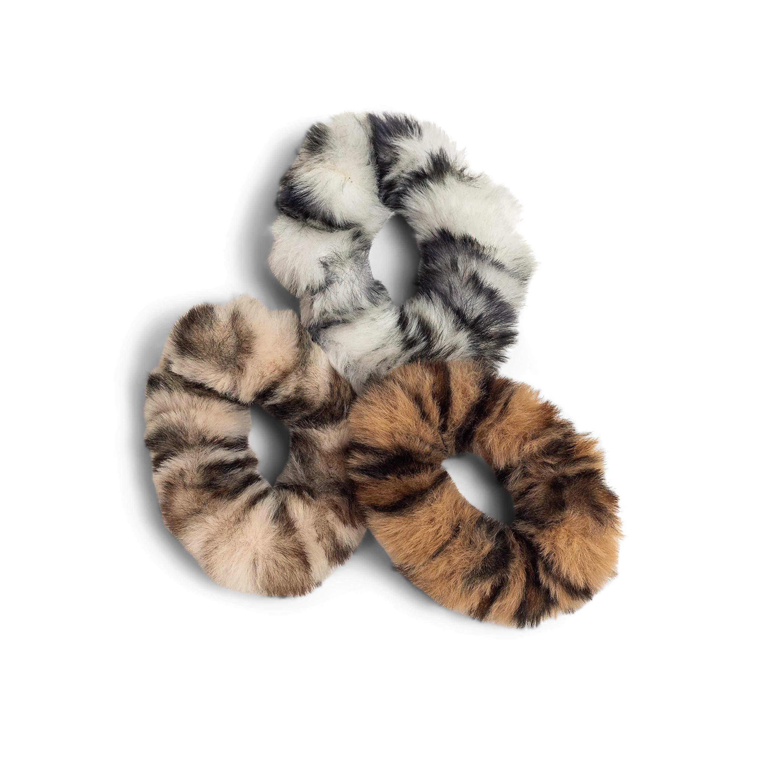 Zoë Ayla3-Piece Faux Fur Scrunchies