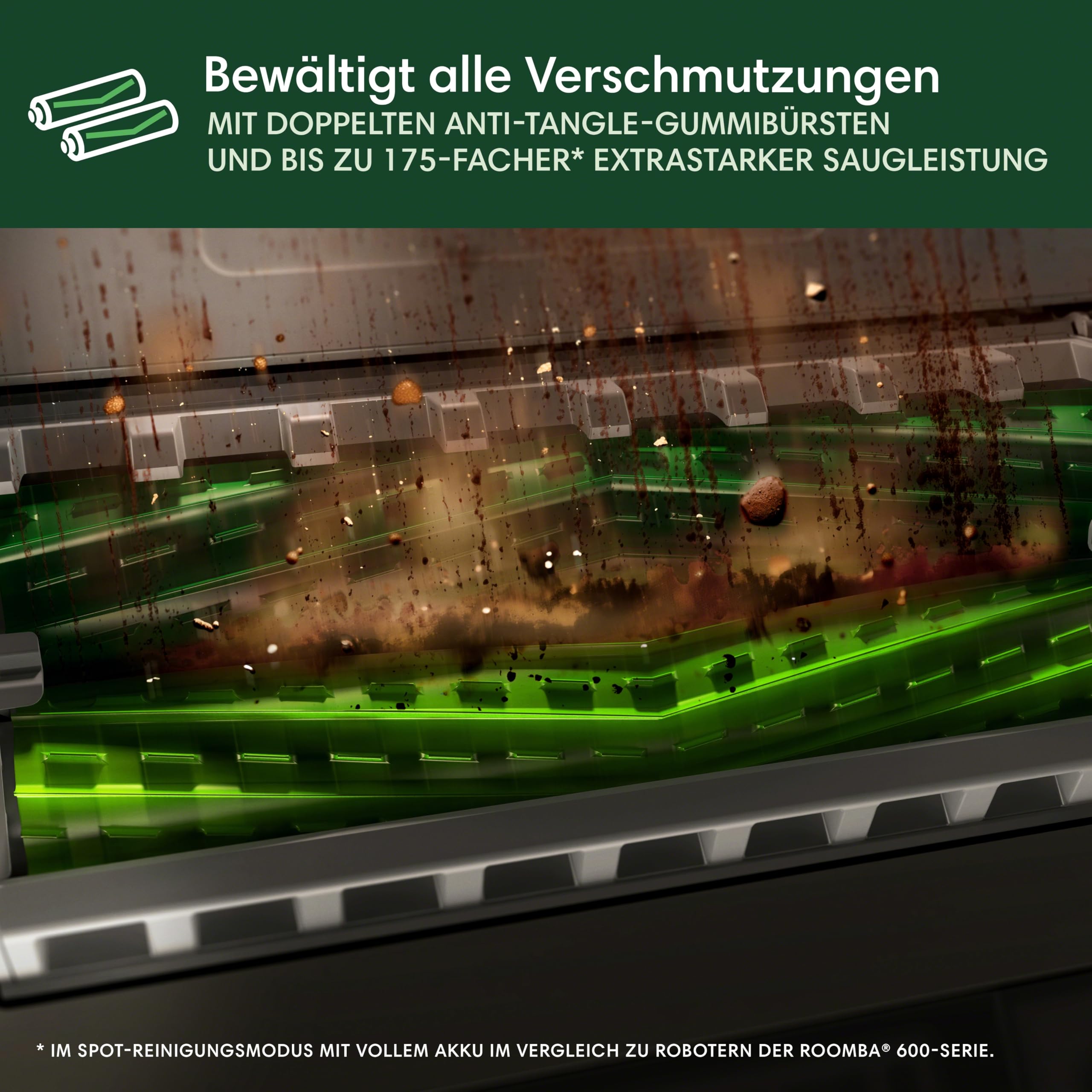 iRobot Roomba Max 706 Combo Saugroboter + AutoWash Dock: erweitertem Zubehör, ausfahrbare, selbstreinigende Wischrolle, Doppelbürsten, Selbstentleerung, Heißwäsche und Trocknung, umfährt Hindernisse