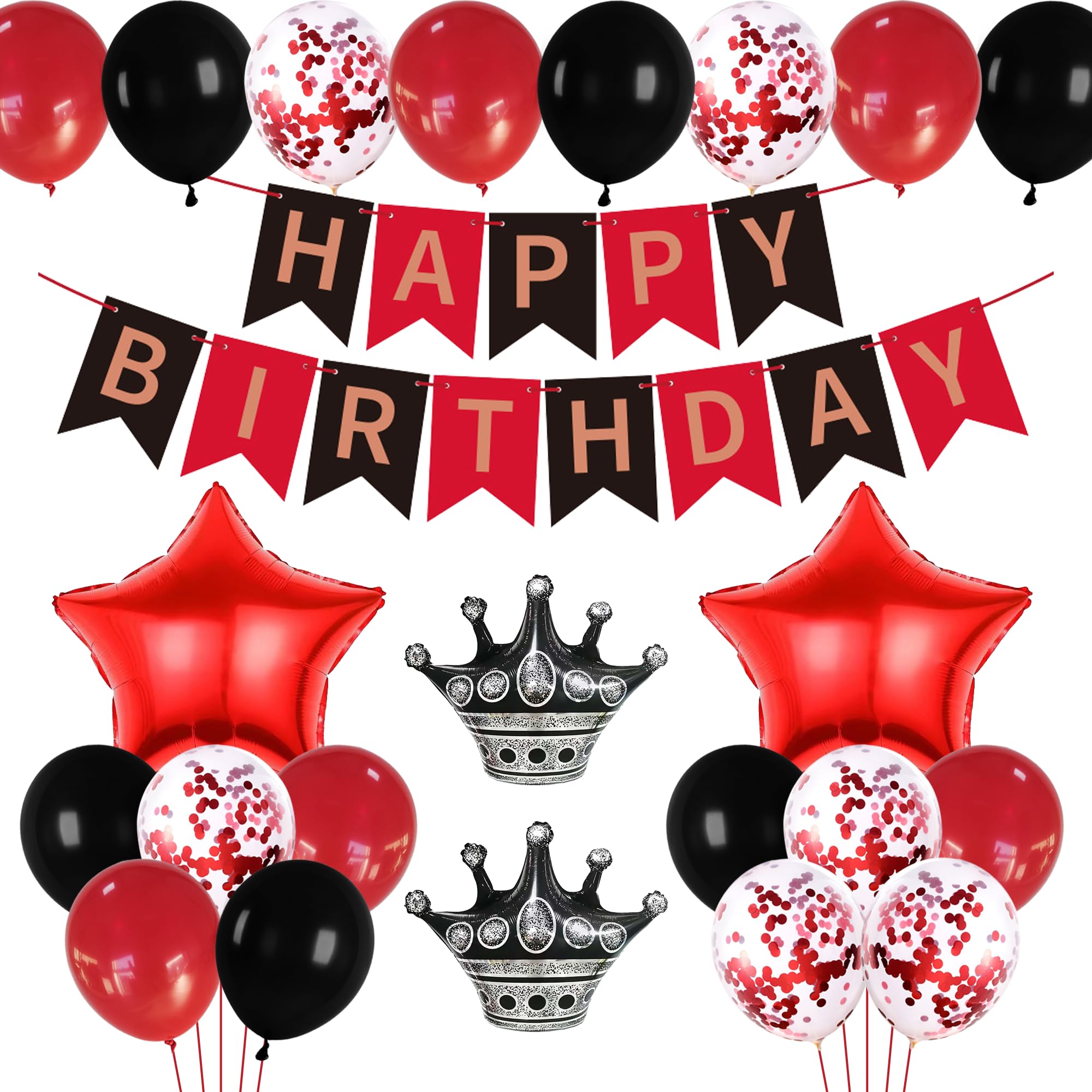 Decorazione Compleanno, Decorazione per Feste di Compleanno, Palloncini Set, Palloncini Compleanno 2 Anni, Decorazioni per Feste a Tema Forniture