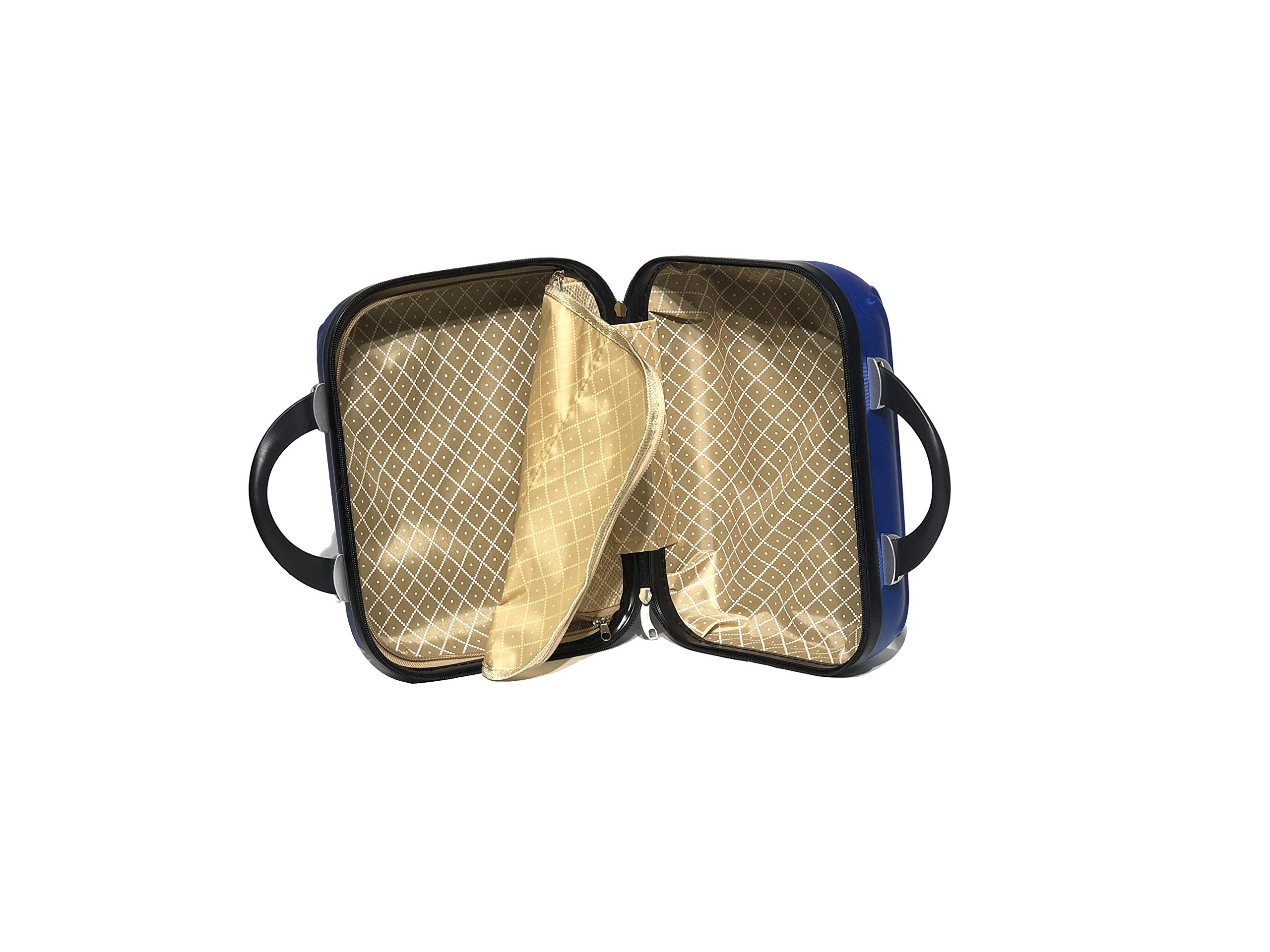CELIMS Valise Cabine/Moyen/Grande avec ou sans Vanity, Marque Française (Bleu - 5859, Vanity 17 Pouces)