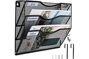 3-Tier Wall File Organizer for Cubicle and Home Office