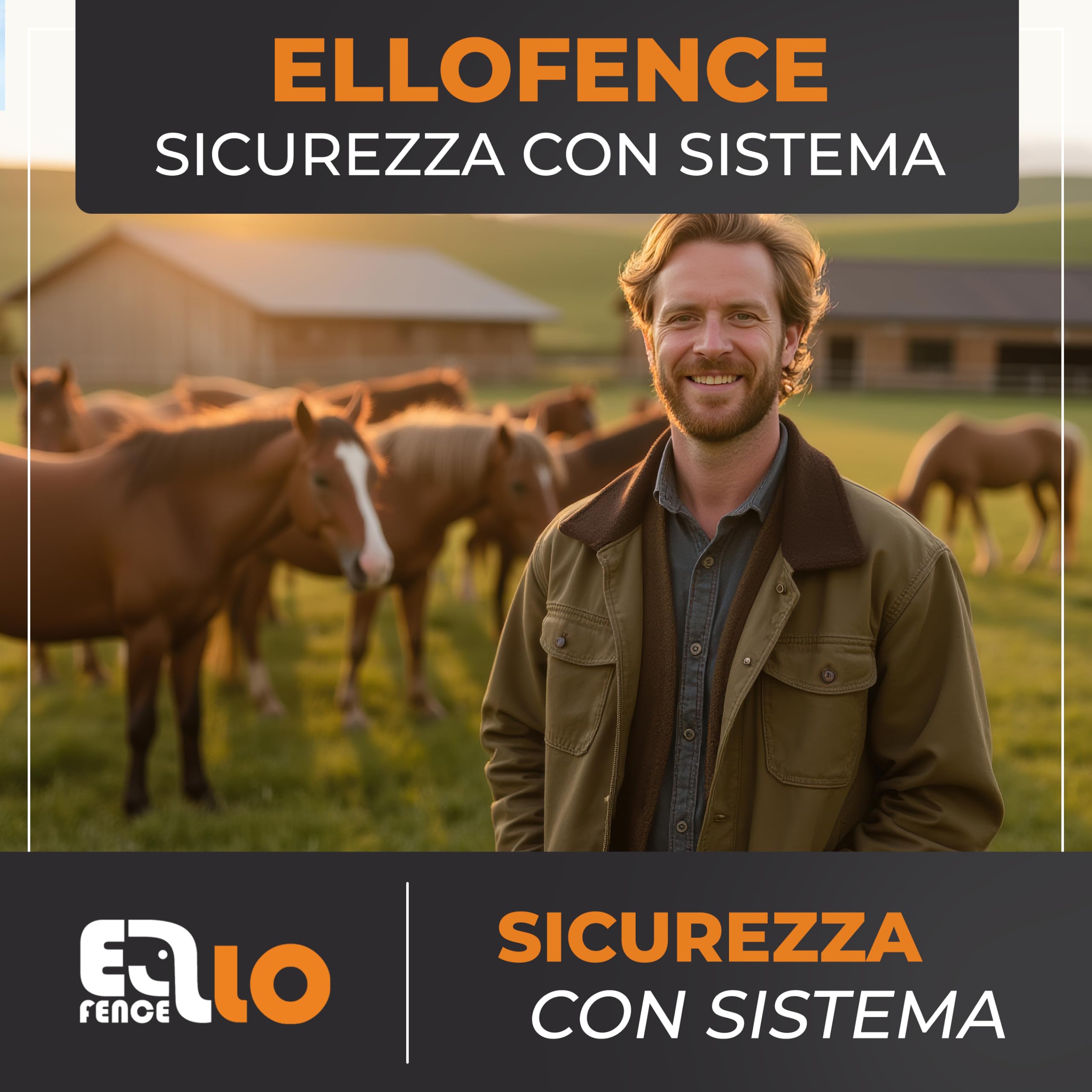 Kit starter recinto elettrico M | Filo 200m con 10 pali e accessori