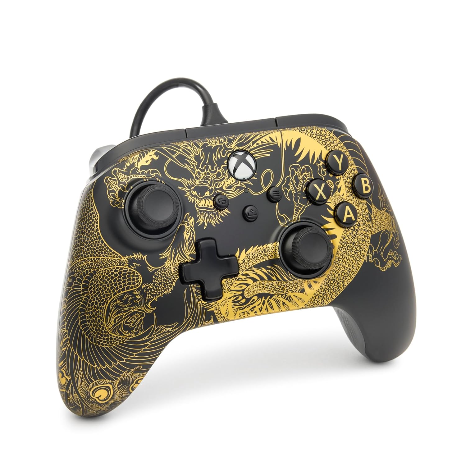 PowerA Advantage Wired Controller für Xbox Series X|S und Windows 10/11 - Dragon & Phoenix, Gamepad, Schnurgebundener Videogamecontroller, Gaming Controller, USB-C - Image 3