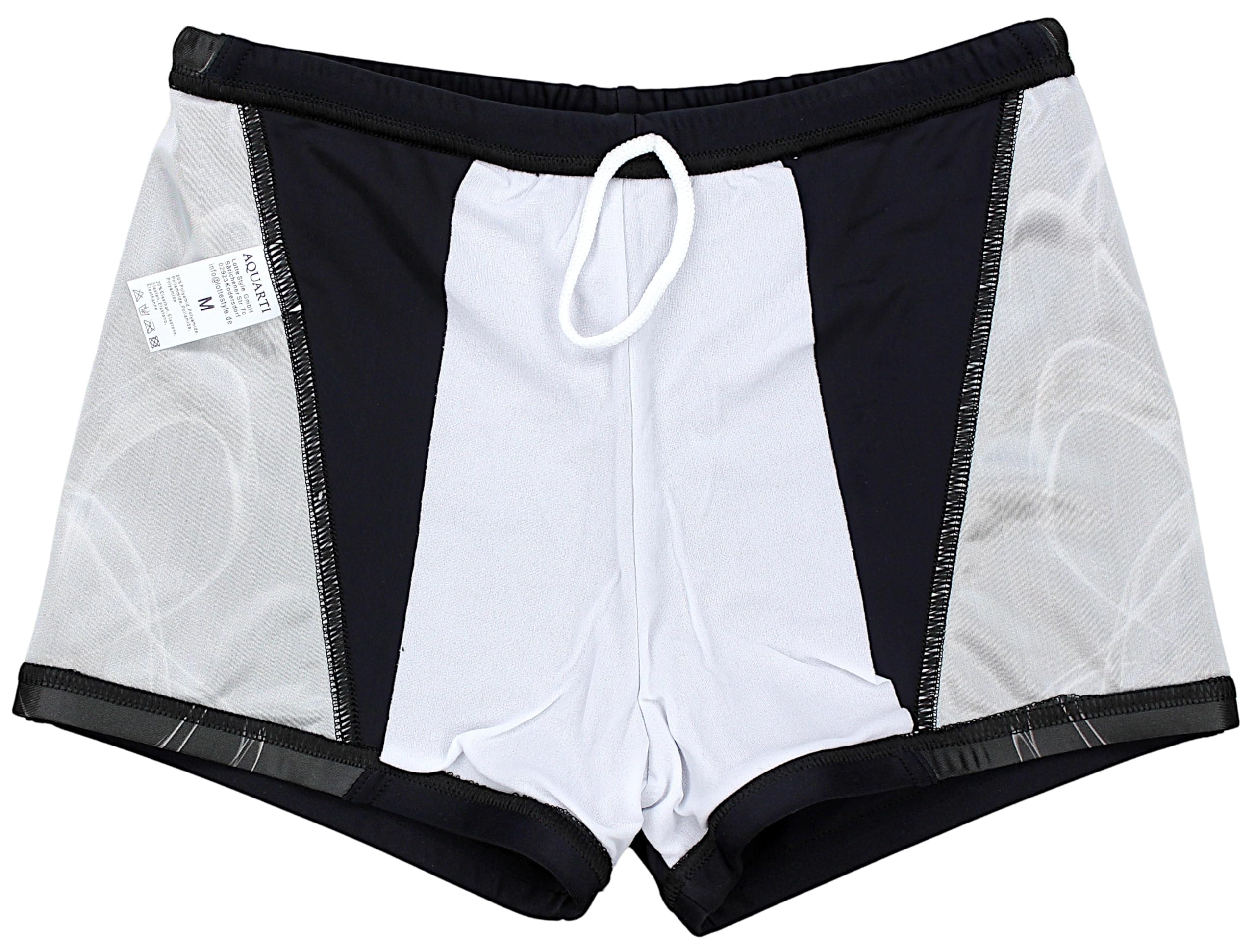 Aquarti Maillot de Bain avec Rayures Shorts de Natation pour Homme