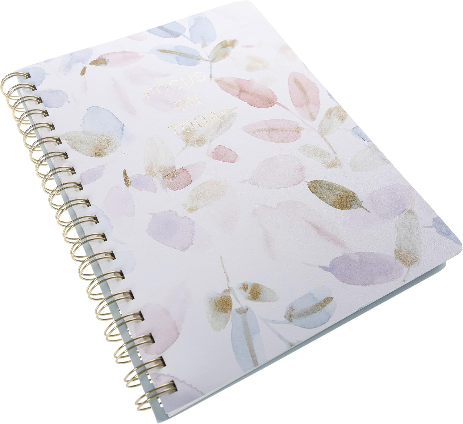 Graphique Vegan Leather Spiral Journal - Focus Design - 192 Lined Pages - Perfect for Taking Notes, Lists and More (8" x 10") image 3