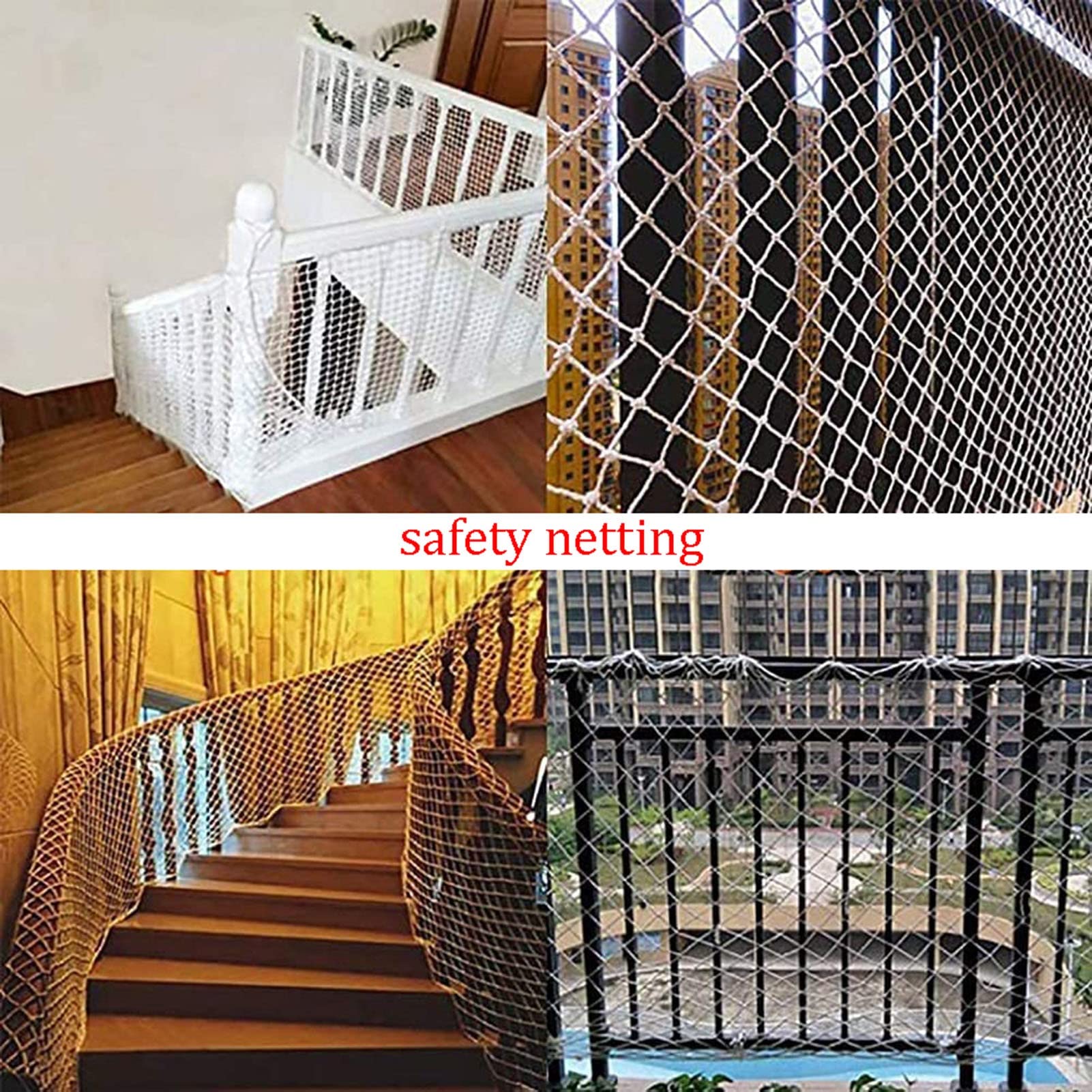 Rete Di Sicurezza Per Gatti, Animale Domestico Anti Caduta Rete Protettiva, Reti Di Protezione In Nylon, Giardino Pianta Maglia Rampicante Per Esterno, Decorazione, Finestra, Personalizzabile CHINLIFE