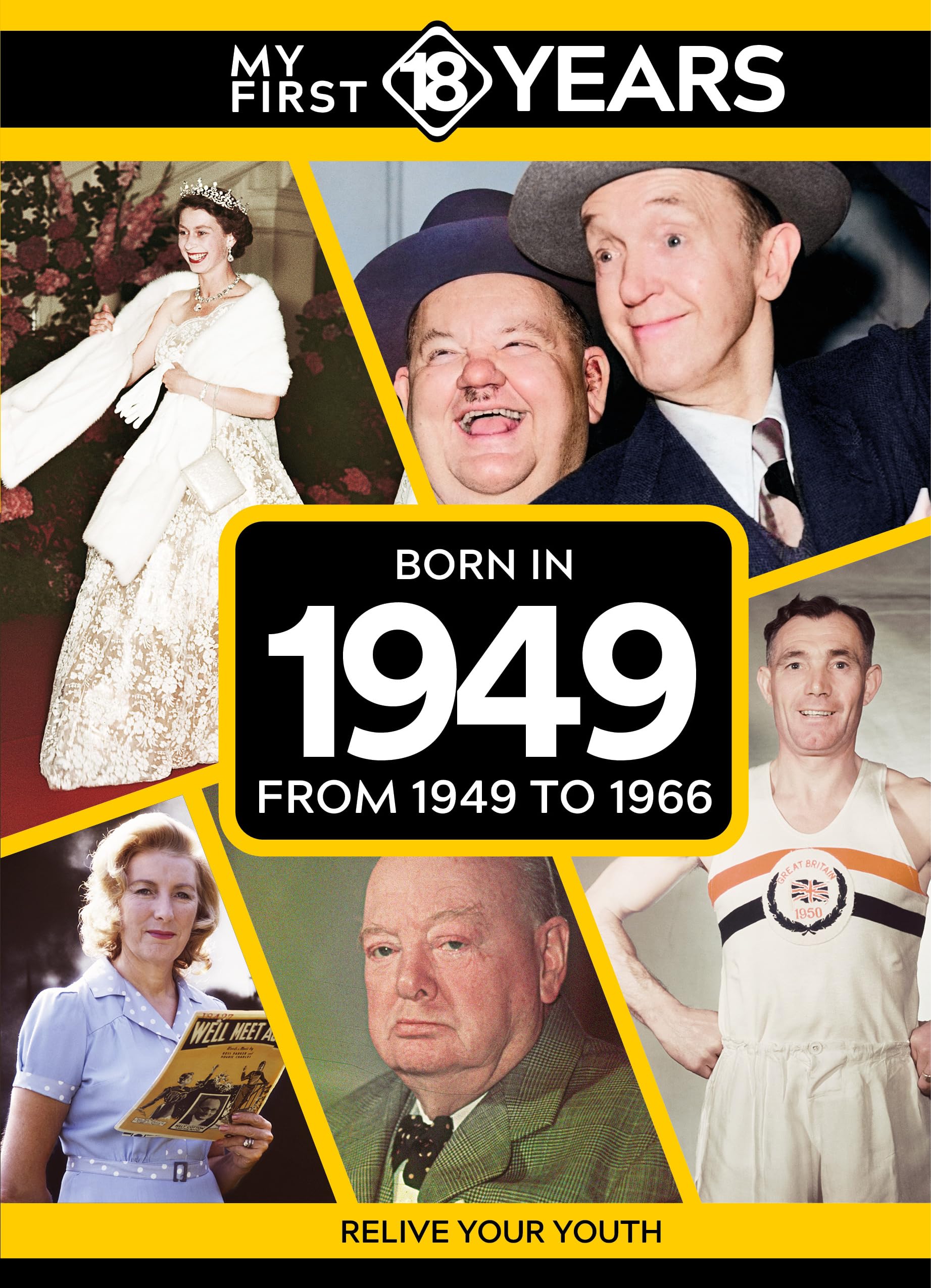 My First 18 Years  Born in 1949 by TDM Publishing HARDBACK 9789493317581