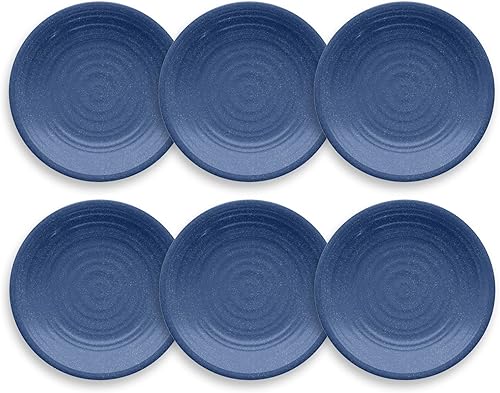 TarHong Planta Artisan - Plato de ensalada sólido, 8.5 pulgadas, planta (base mayor de plantas con carpeta de melamina), inastillable, disponible en Yaxa Guatemala