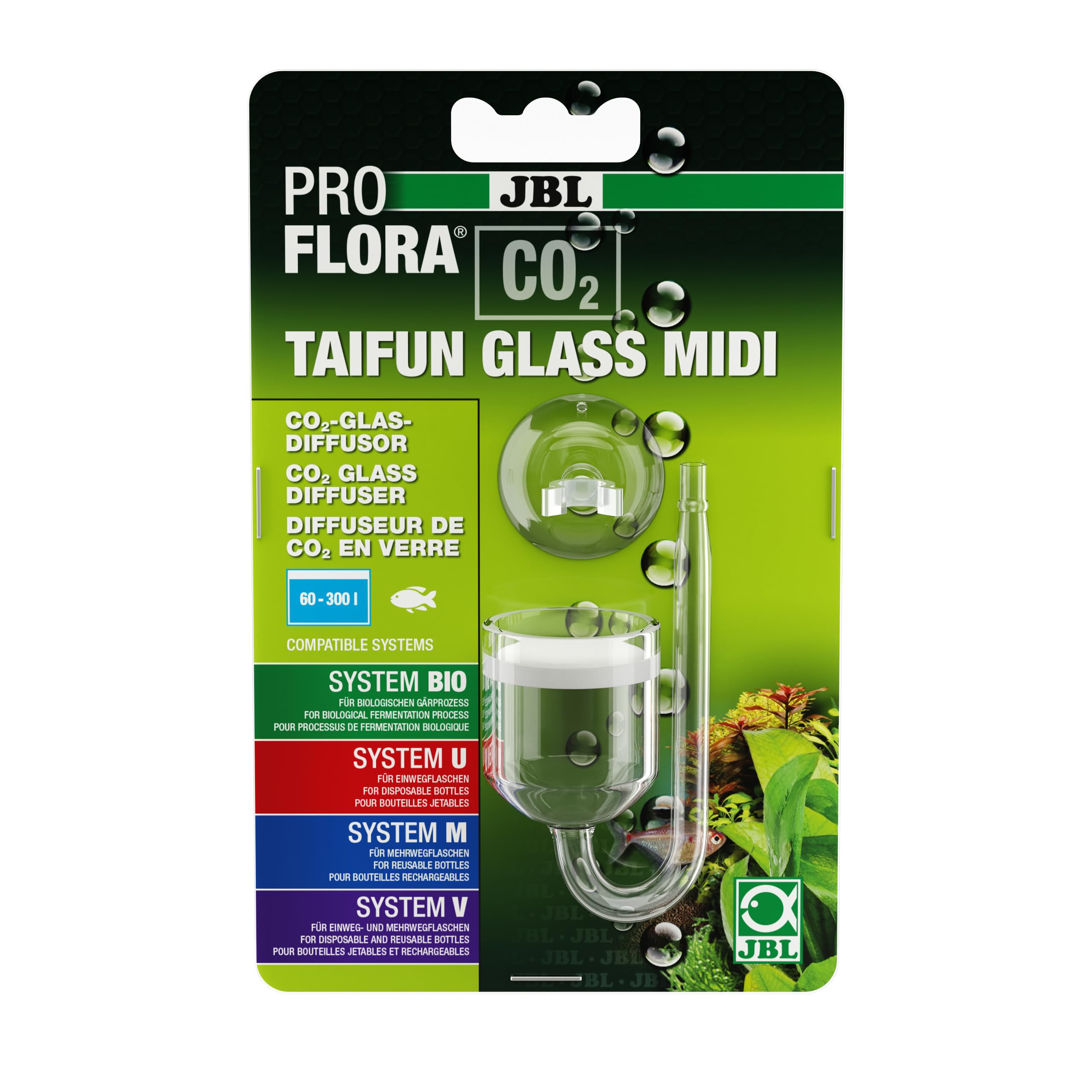 JBL PROFLORA CO2 Taifun Vetro Midi