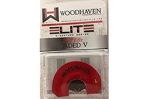 Scott Ellis Bladed V WOODHAVEN Elite Signature Series Duck Call, Walnut