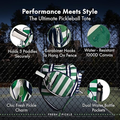 Miniatura 2 de Lola - Bolsa de pickleball de la serie de diseñador para mujer, accesorios de pickleball de primera calidad para mujer, bolsas de pickleball