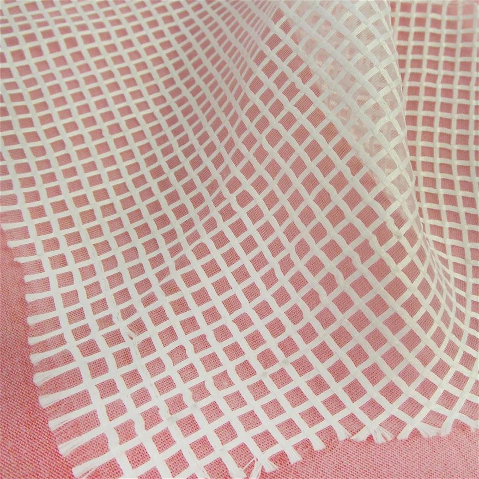 Tessuto in Organza a griglia Piccola da 90 cm * 145 cm, in Morbido Tessuto antistrappo, anelastico, for la Realizzazione di Abiti Couture e gonne tutù(Svart,90cmx145cm)