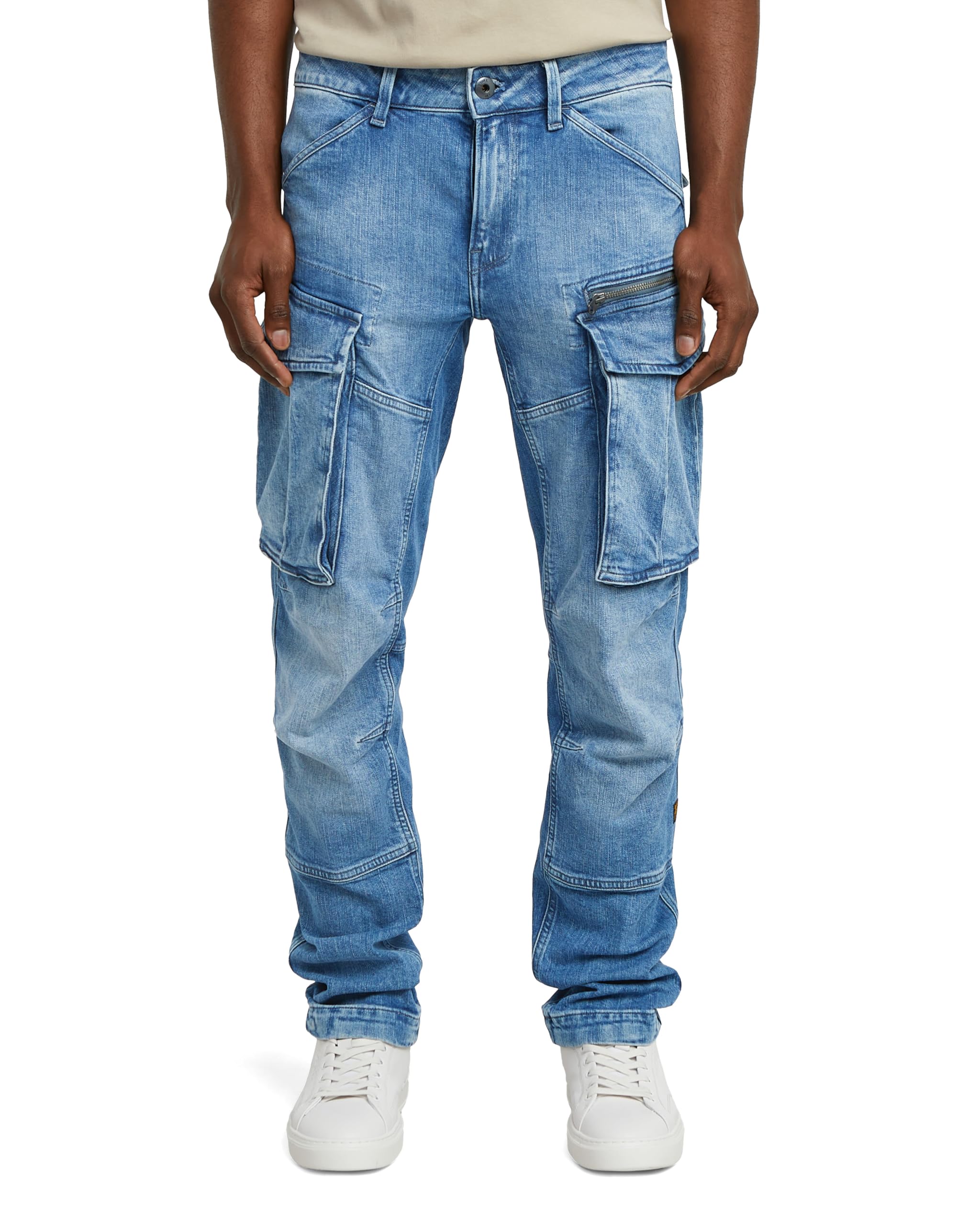 G-STAR Herren Rovic Zip 3D Regular Tapered Denim Jeans, Blau (Antique Faded uniform Blue D23077-D761-H150), 26W / 32L