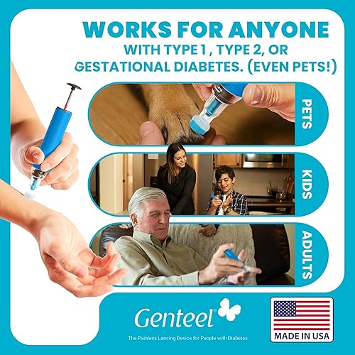 Miniatura 6 de Genteel, Dispositivo de punción, azul (Butterfly Blue), 1