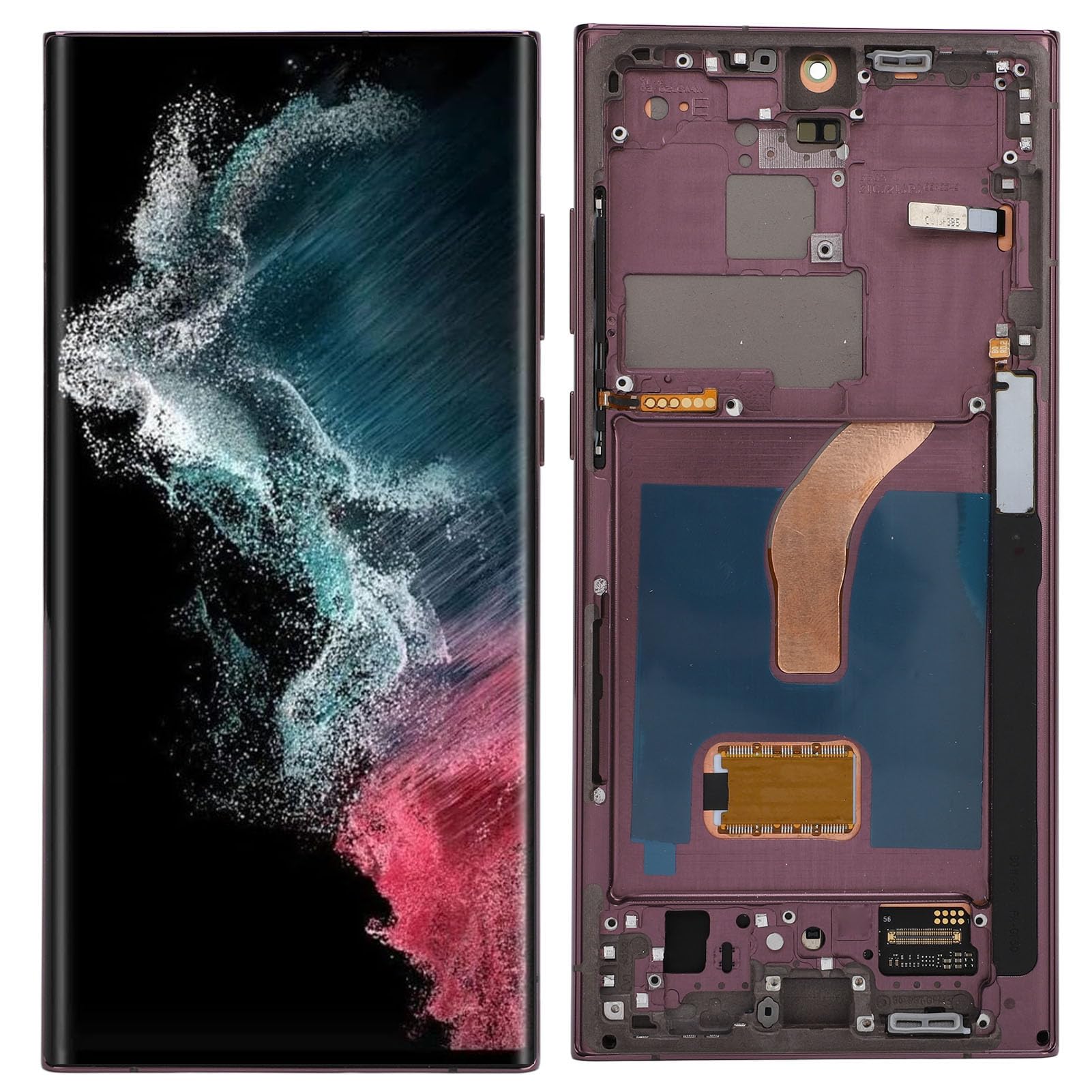 Cocoarm Ekran Dotykowy Digitizer Zamiennik do S22 Ultra, 6,7 Cala