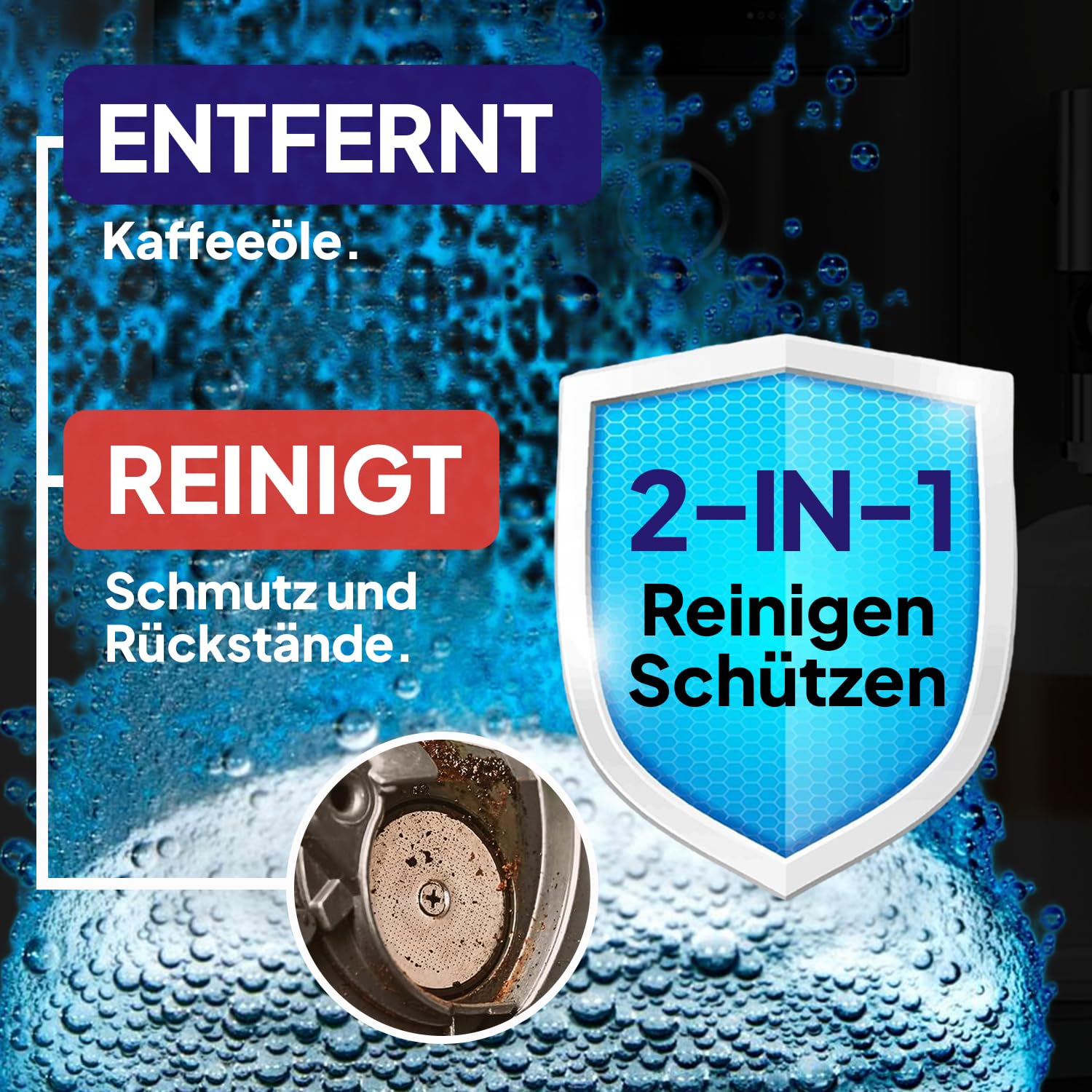 200 Reinigungstabletten 2g für Kaffeevollautomaten & Kaffeemaschinen – nur 8 Cent je Reinigung – Kompatibel mit Jura, Siemens (auch EQ Series), Melitta, Krups, Bosch, Miele uvm.
