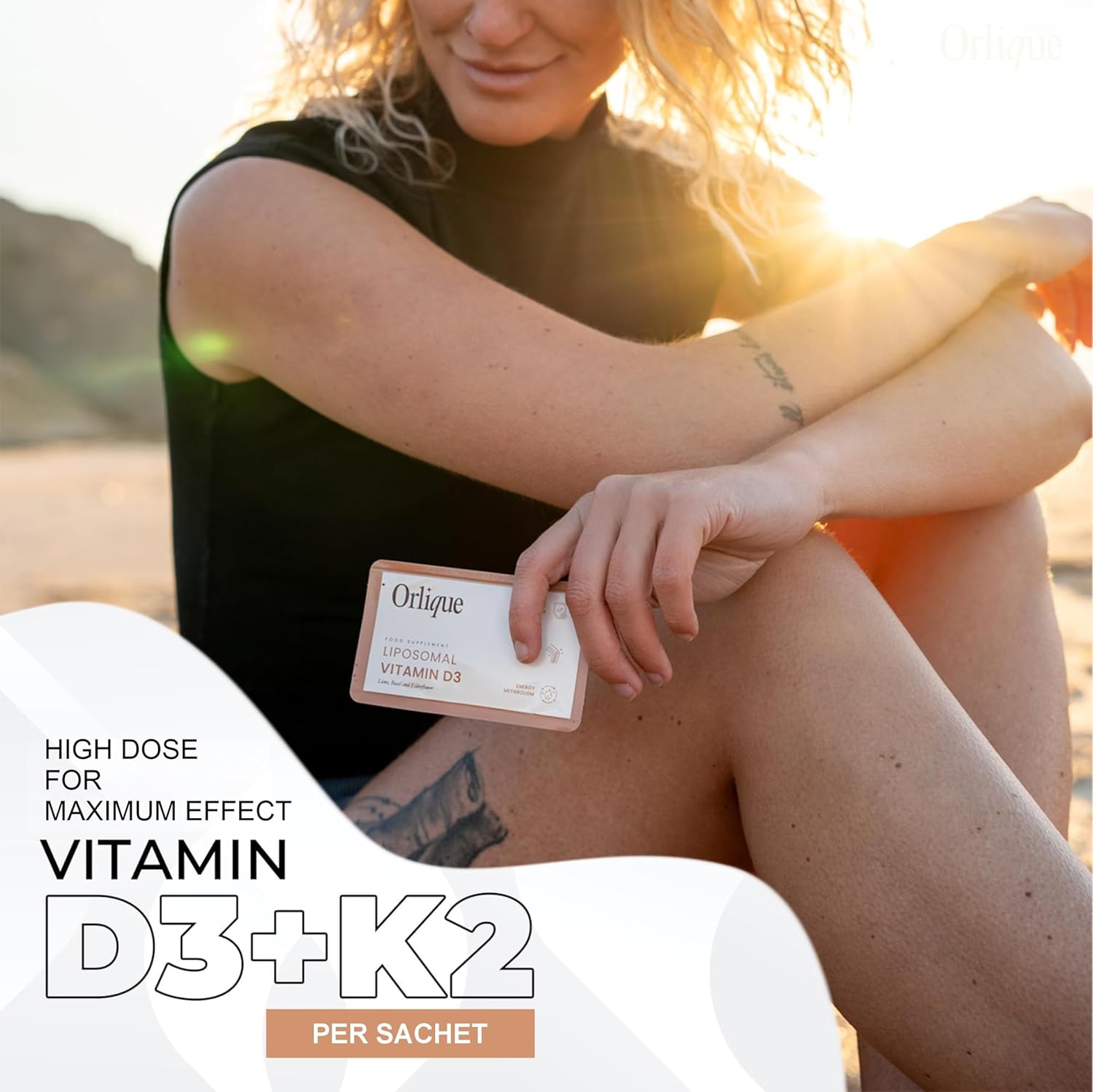 Liposomal Vitamin D3 K2 Magnesium | High Strength 100 mcg Vitamin D3 per Daily Dose | Immune & Bone Health, Muscles, High Bioavailability, Vegan | 30 Sachets of 10 ml Liquid Drops