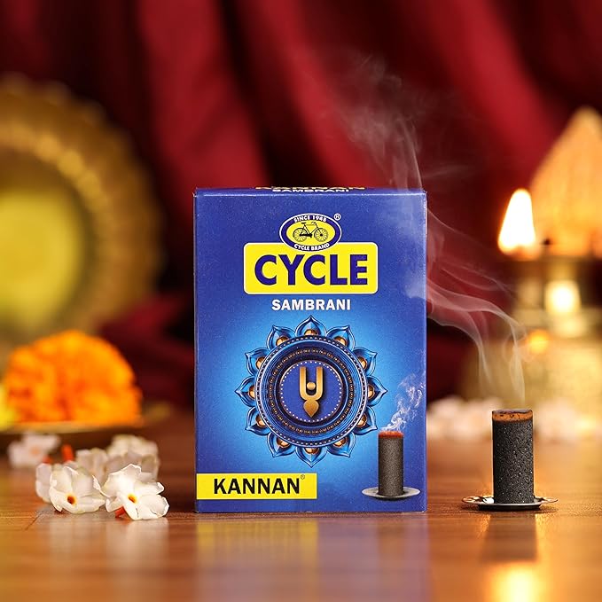 Cycle Pure Stem Sambrani – Kannan Fragrance | Traditional Resin Aroma for Pooja & Meditation