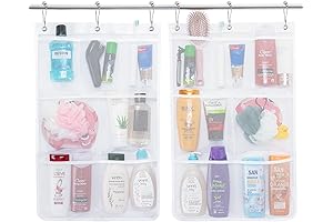 Lifewit Premium 2-Pack In-Shower Caddy Mesh Organizer for Quick Drying