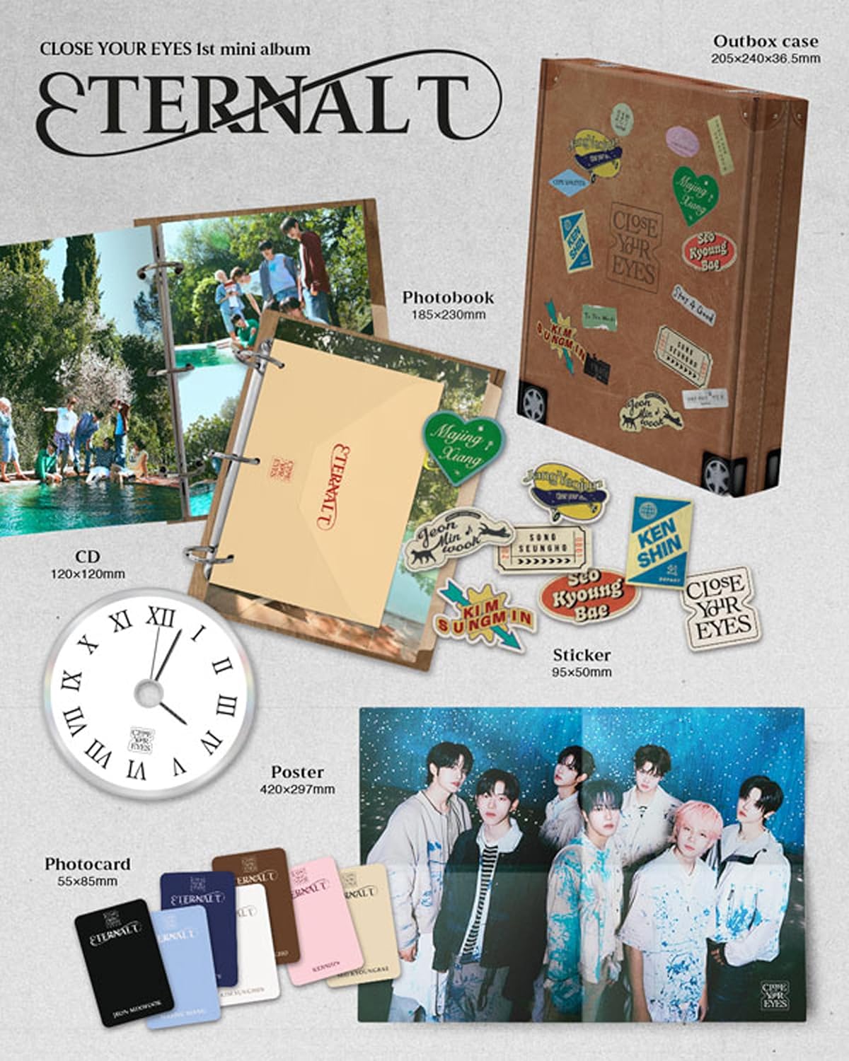 CLOSE YOUR EYES ETERNALT 1st Mini Album (PHOTOBOOK Ver.)