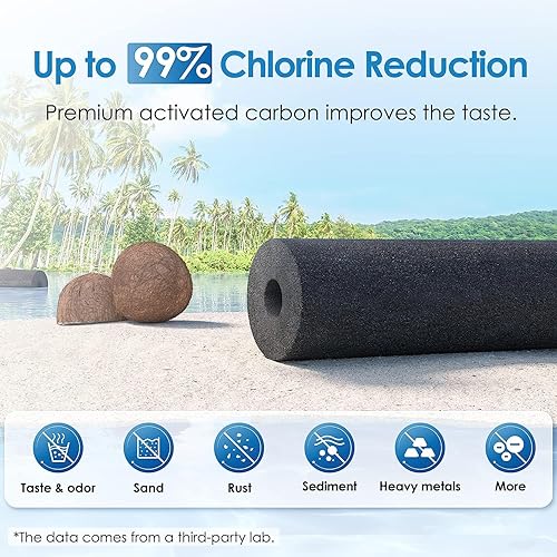 Miniatura 4 de Waterdrop Sistema de filtro de agua alimentado por gravedad, sistema de filtro de acero inoxidable de 2.25 galones, con 2 filtros, espita metálica y