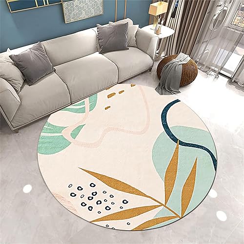 Miniatura 14 de Alfombra de área de Navidad, 4 pies, alfombra redonda de Navidad, alfombra de Navidad para sala de estar, decoración de Navidad, alfombra redonda