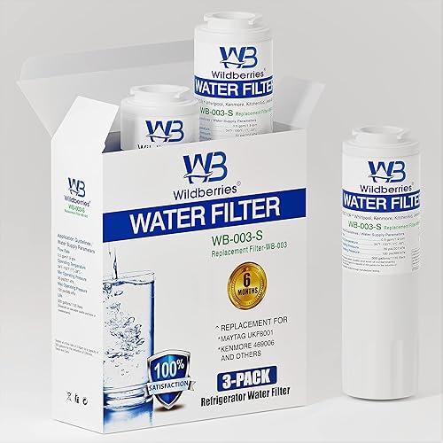 Wildberries UKF8001 Repuesto para MAYTAG UKF8001, Filtro Whirlpool 4 EveryDrop EDR4RXD1, Mfi2570fez Msd2651heb Kitchenaid KRFC300ESS01, KENMORE