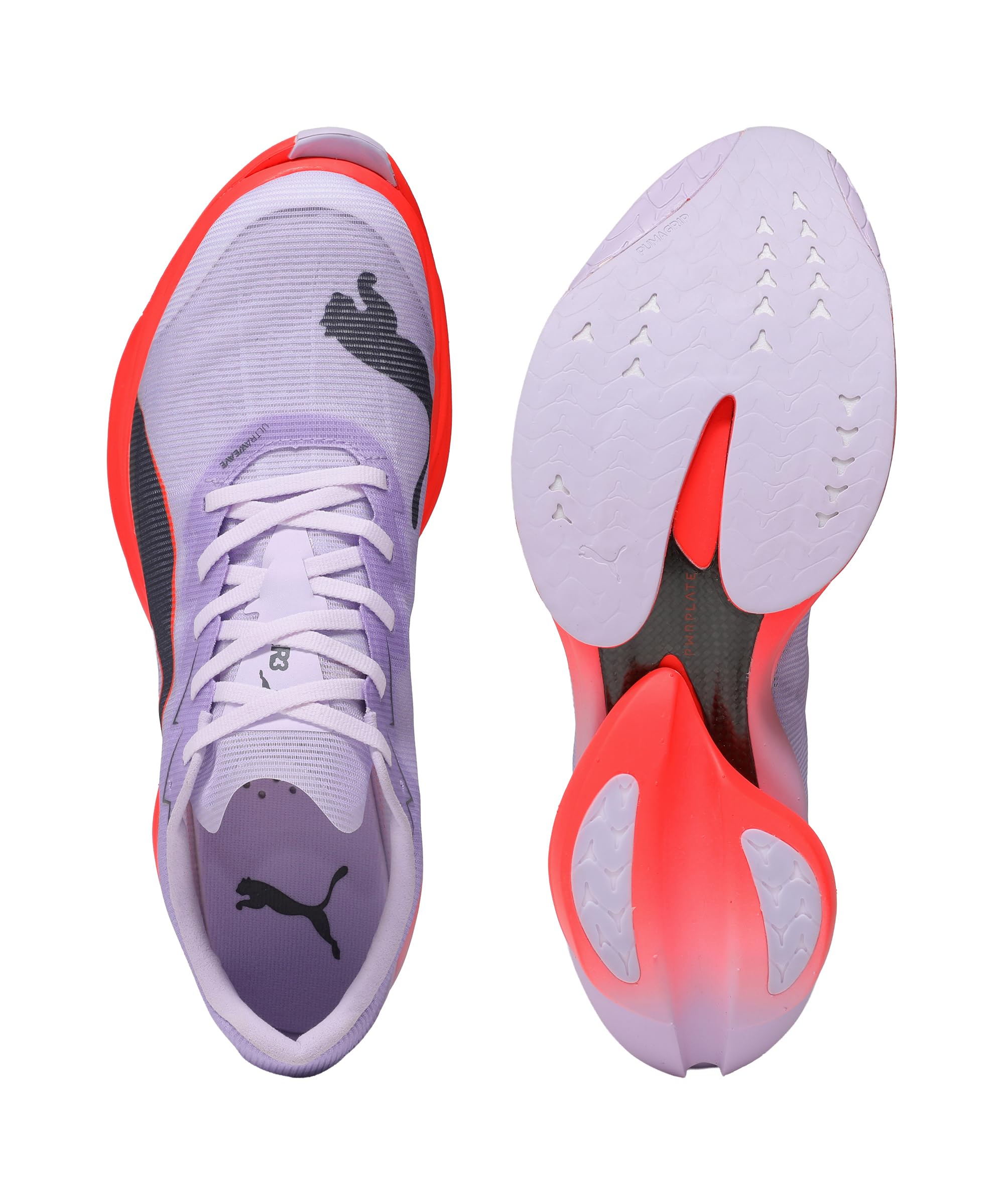 PUMA Fast-R Nitro Elite 3 Laufschuhe Wettkampfschuh Herren Flieder - Light Lavender-Ultra red 45