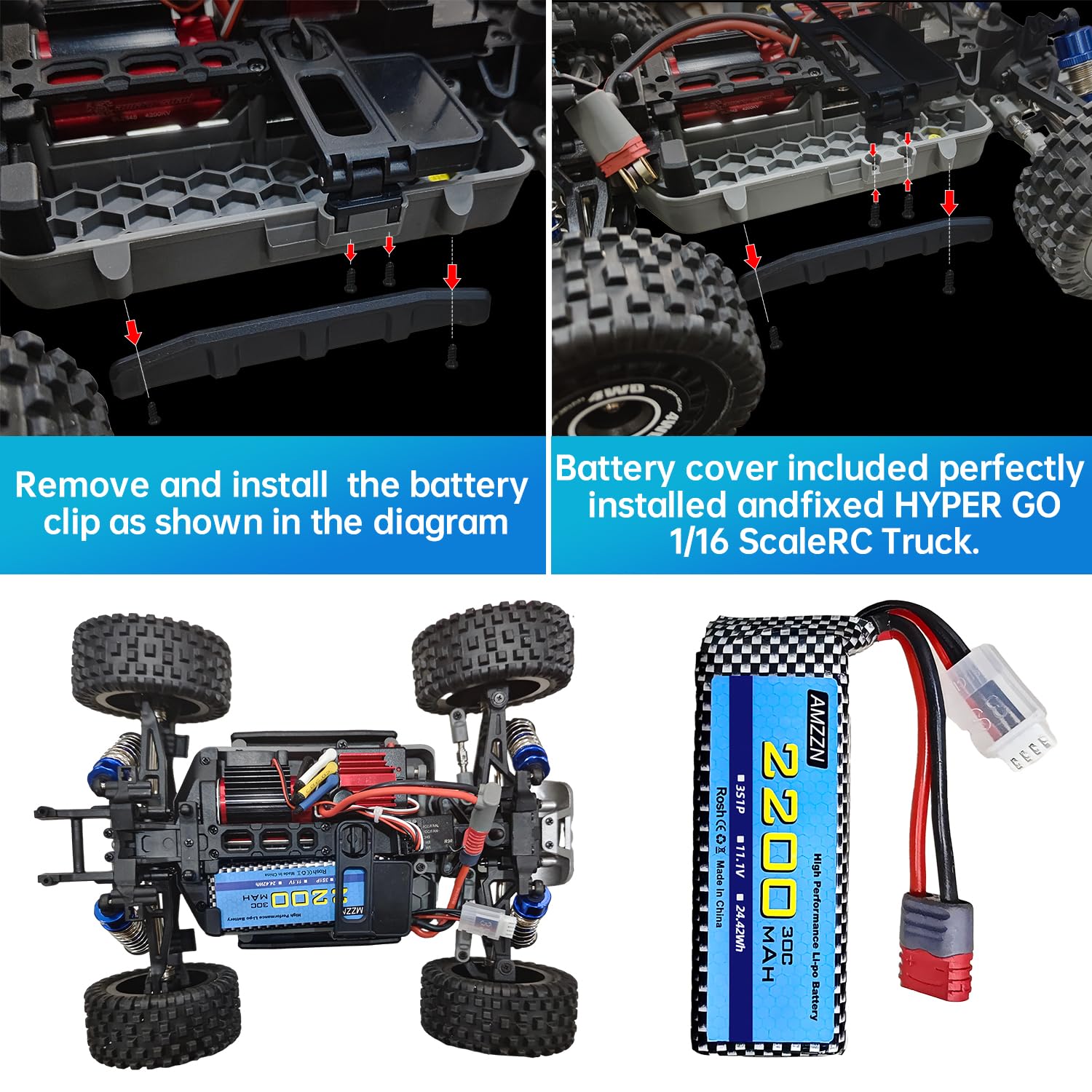 2PCS 11.1V 2200mAh 30C 3S T-Plug Lipo Batteria con caricatore USB per MJX H16 H16P H16E H16GT H16BM H16DR H16PL 14301 RC auto, modello Drift ad alta velocità batteria aggiornata