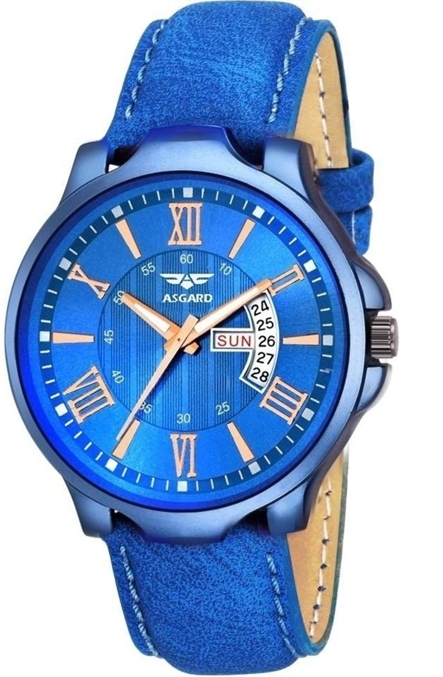 ASGARD Day & Date Feature Watch for Men, Boys (Blue) (B07RVCLJ4Y) Amazon Price History, Amazon Price Tracker