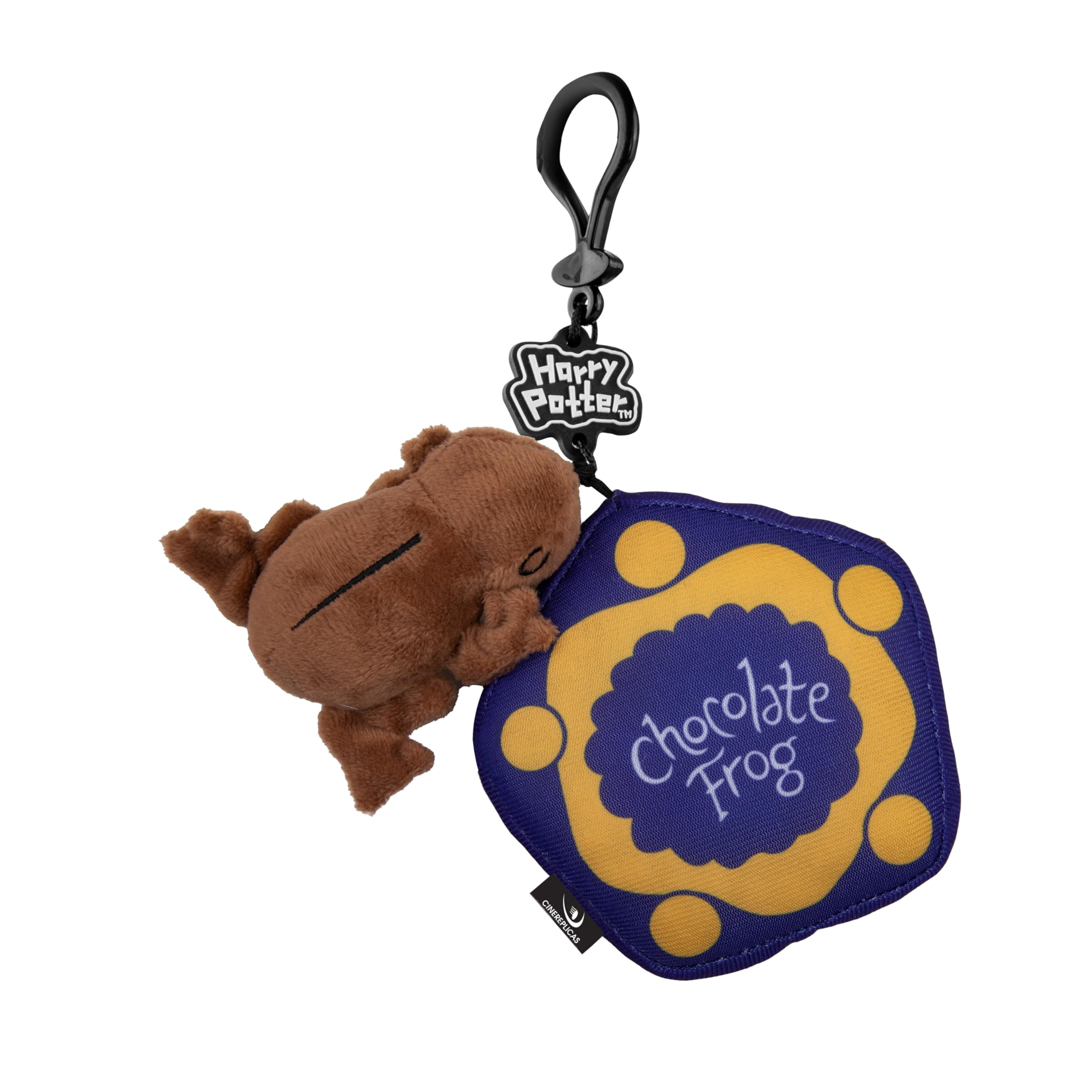 Cinereplicas Multicoloured Harry Potter – Chocolate Frog Plush Keyring – Official Licensed,