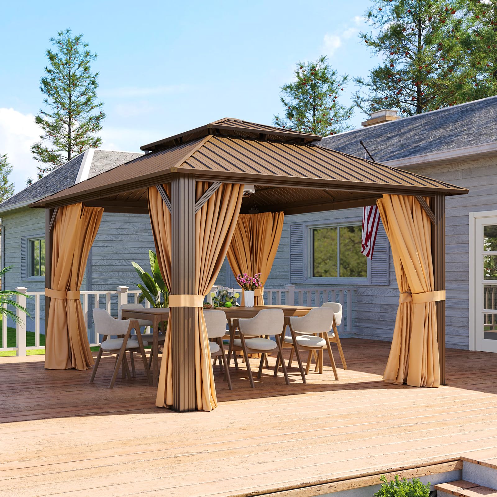 Aoxun 12x12 Outdoor Gazebo