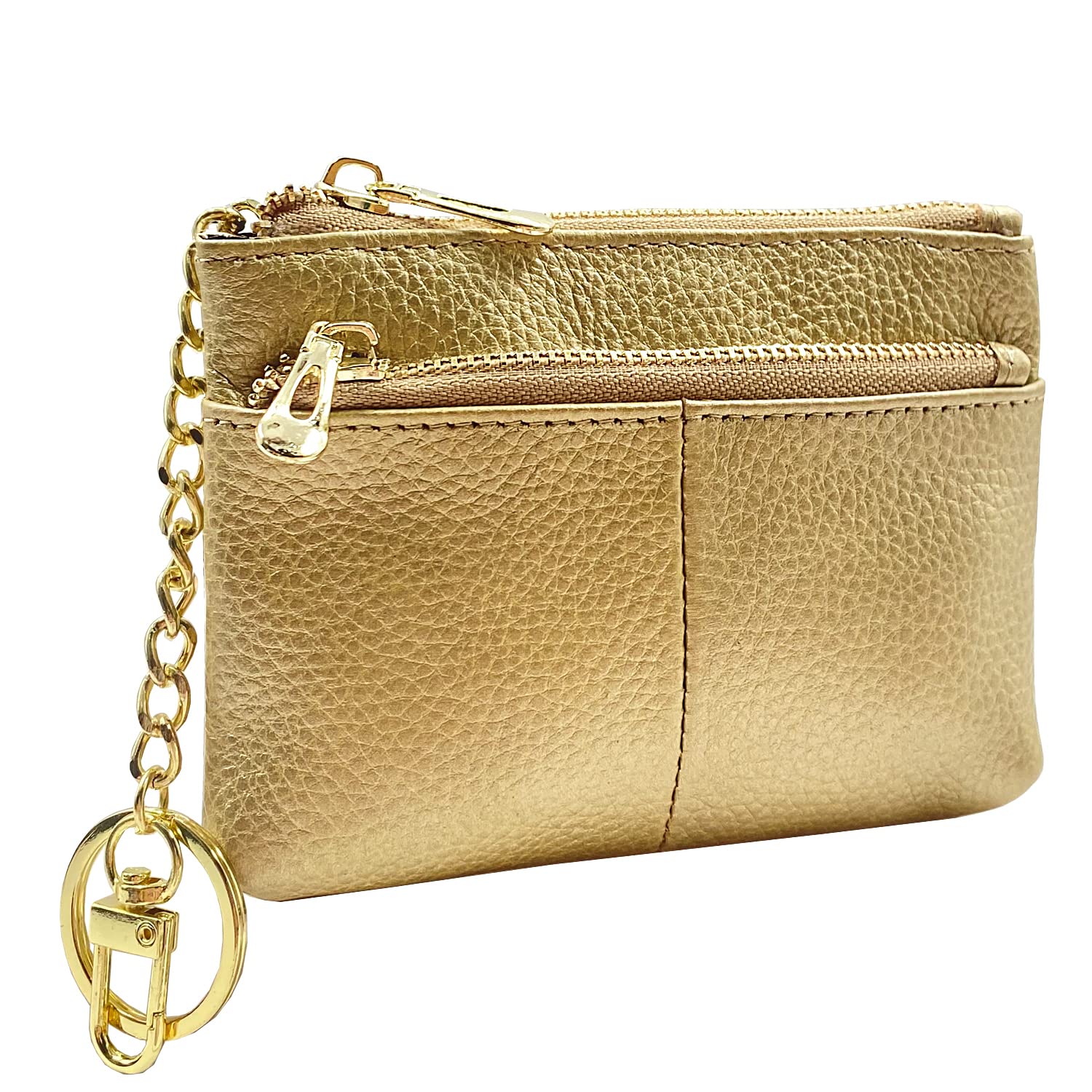 Beurlike Womens RFID Coin Purse Change Wallet Small Leather Card Holder Keychain