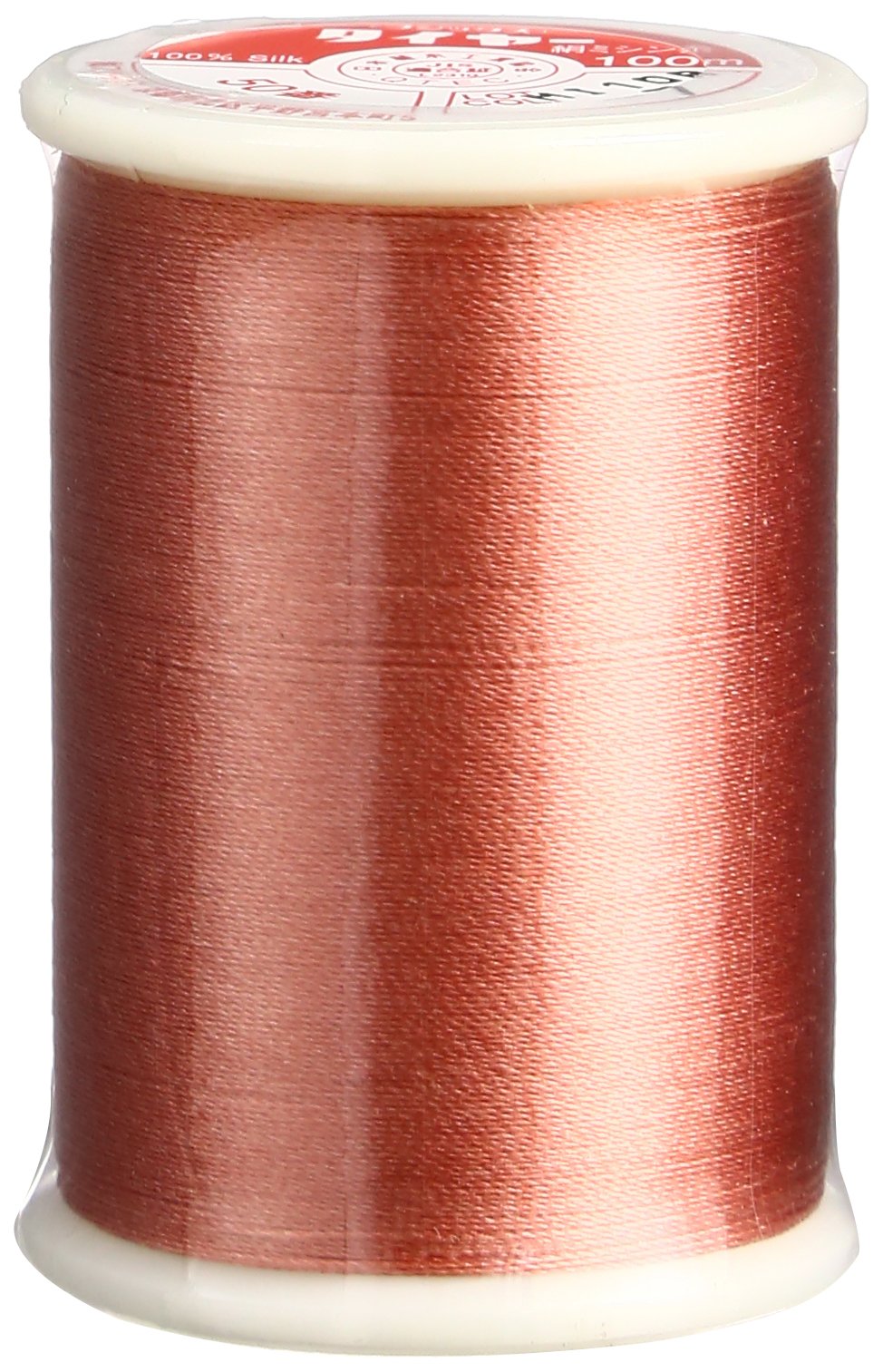 Superior Threads Tire Silk #50 3-Ply 50-Weight High Sheen Silk Embroidery Quilting Sewing Thread - 109 Yard Spool (#007 Coral Orange)